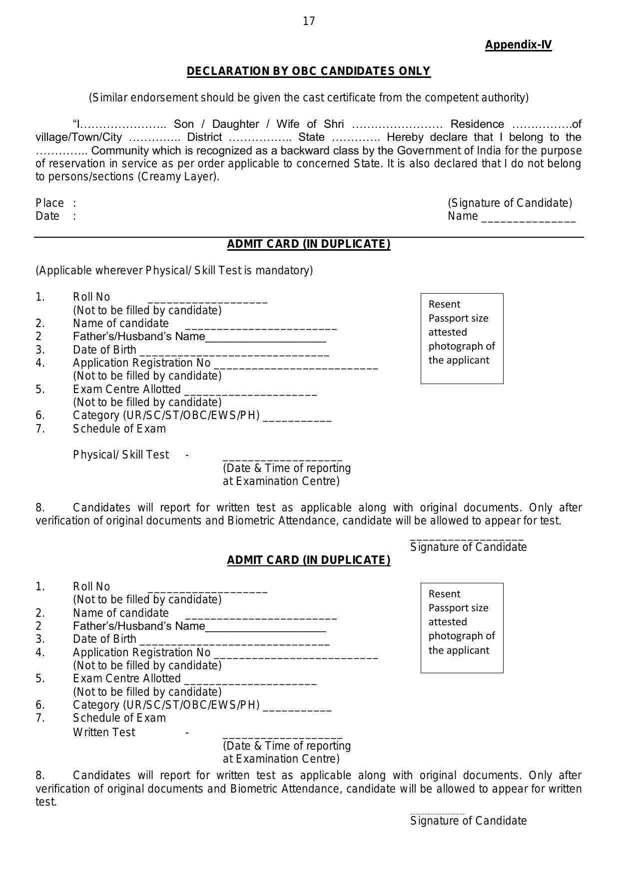 ASC CENTRE (SOUTH) - 2ATC (Indian Army) MTS, Cook and Various Vacancy Recruitment 2022 - Page 14
