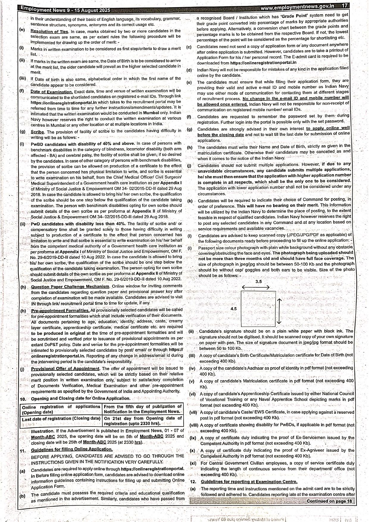 Indian Navy Tradesman Skilled Recruitment 2025 - Page 4