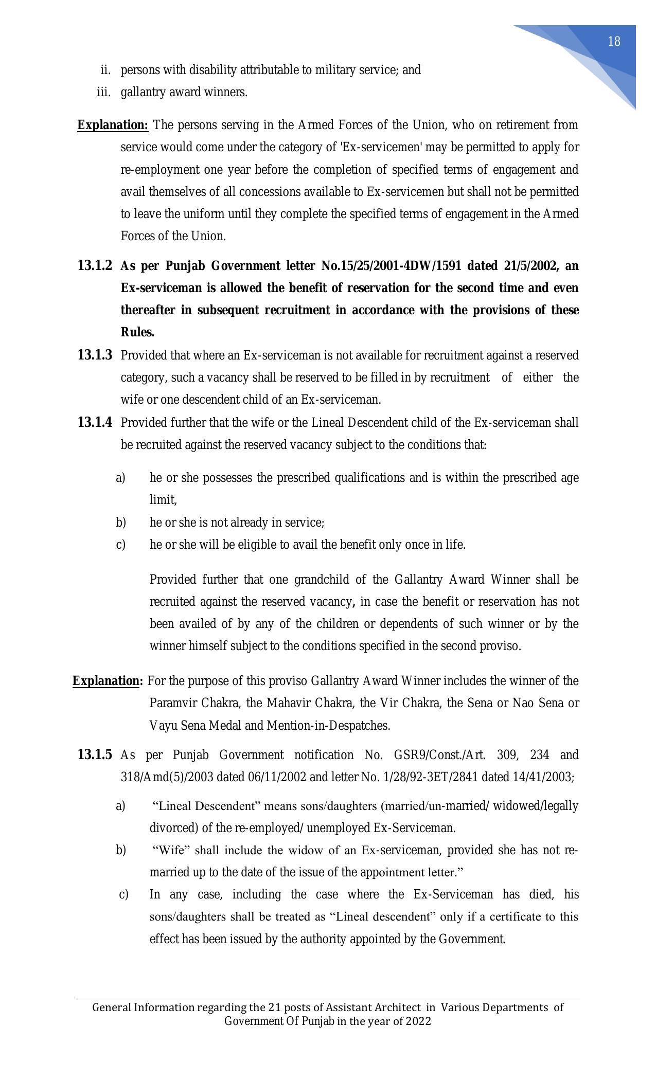 Punjab Public Service Commission Invites Application for 21 Assistant Architect Recruitment 2022 - Page 30