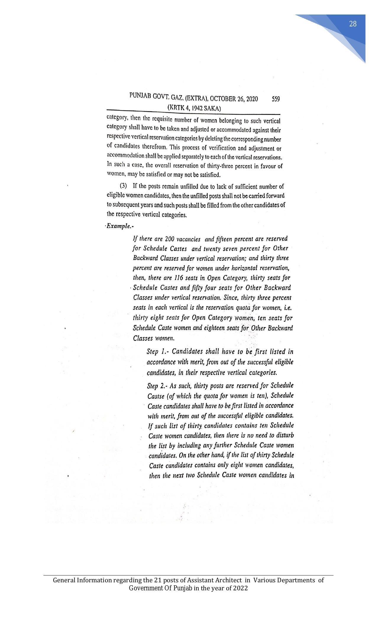 Punjab Public Service Commission Invites Application for 21 Assistant Architect Recruitment 2022 - Page 7