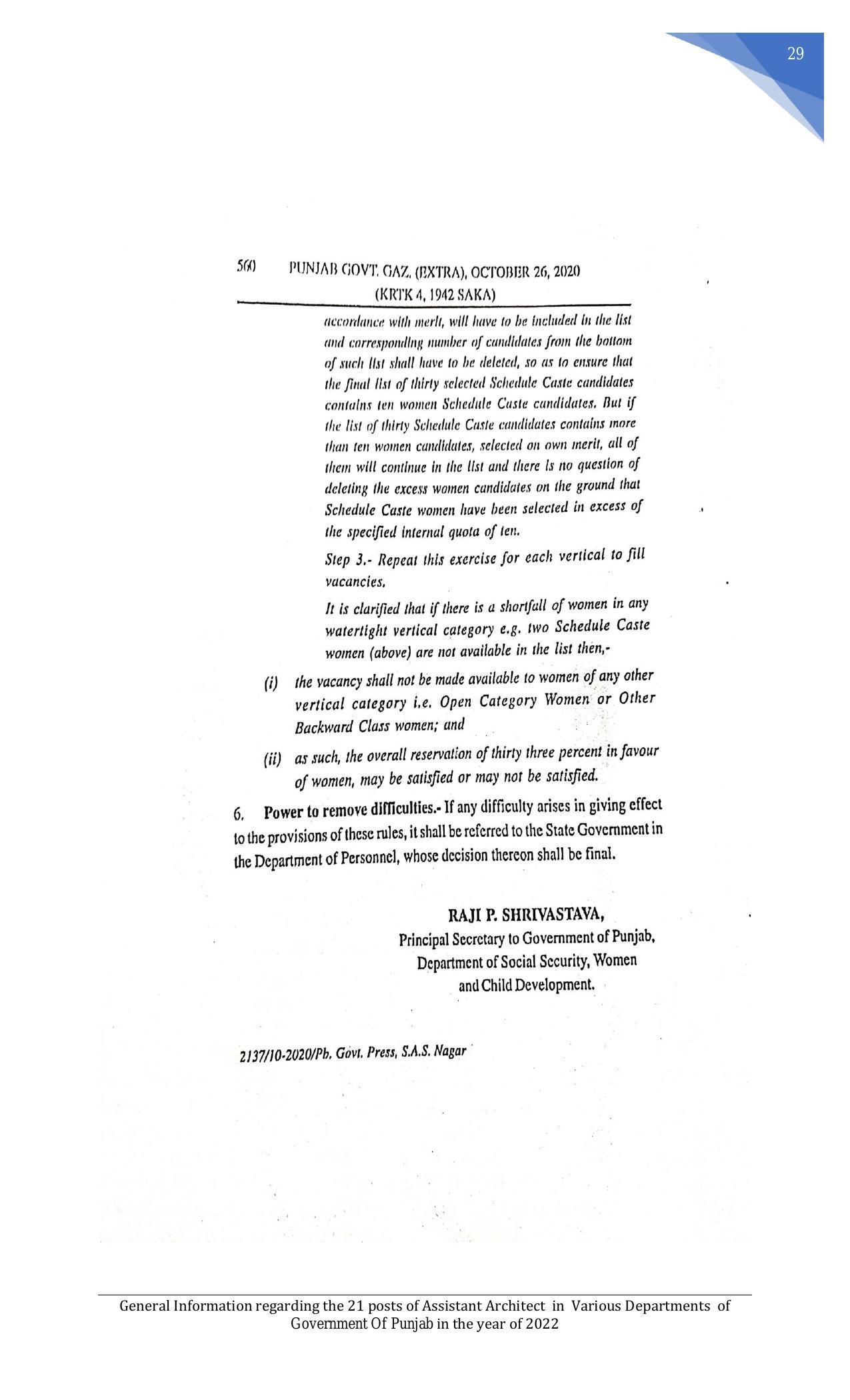 Punjab Public Service Commission Invites Application for 21 Assistant Architect Recruitment 2022 - Page 12