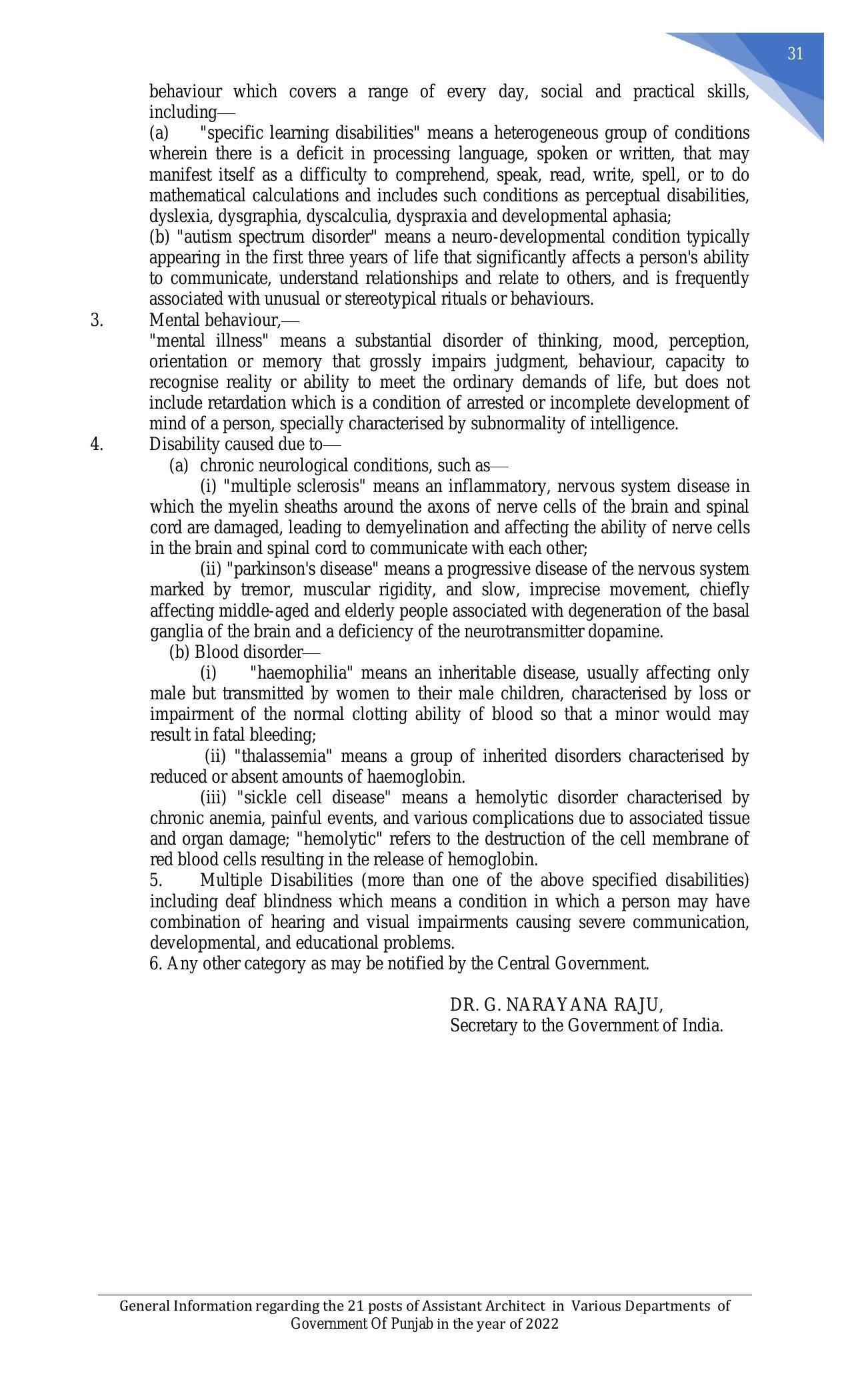 Punjab Public Service Commission Invites Application for 21 Assistant Architect Recruitment 2022 - Page 29