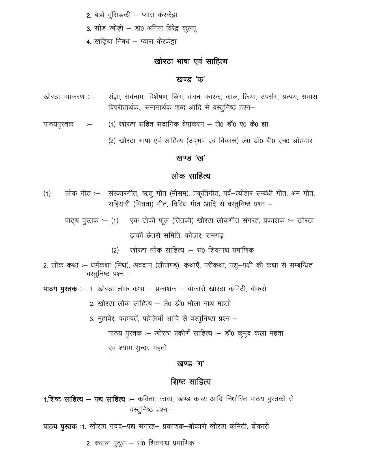 JSSC TGT Teacher Syllabus, Exam Pattern - Page 23