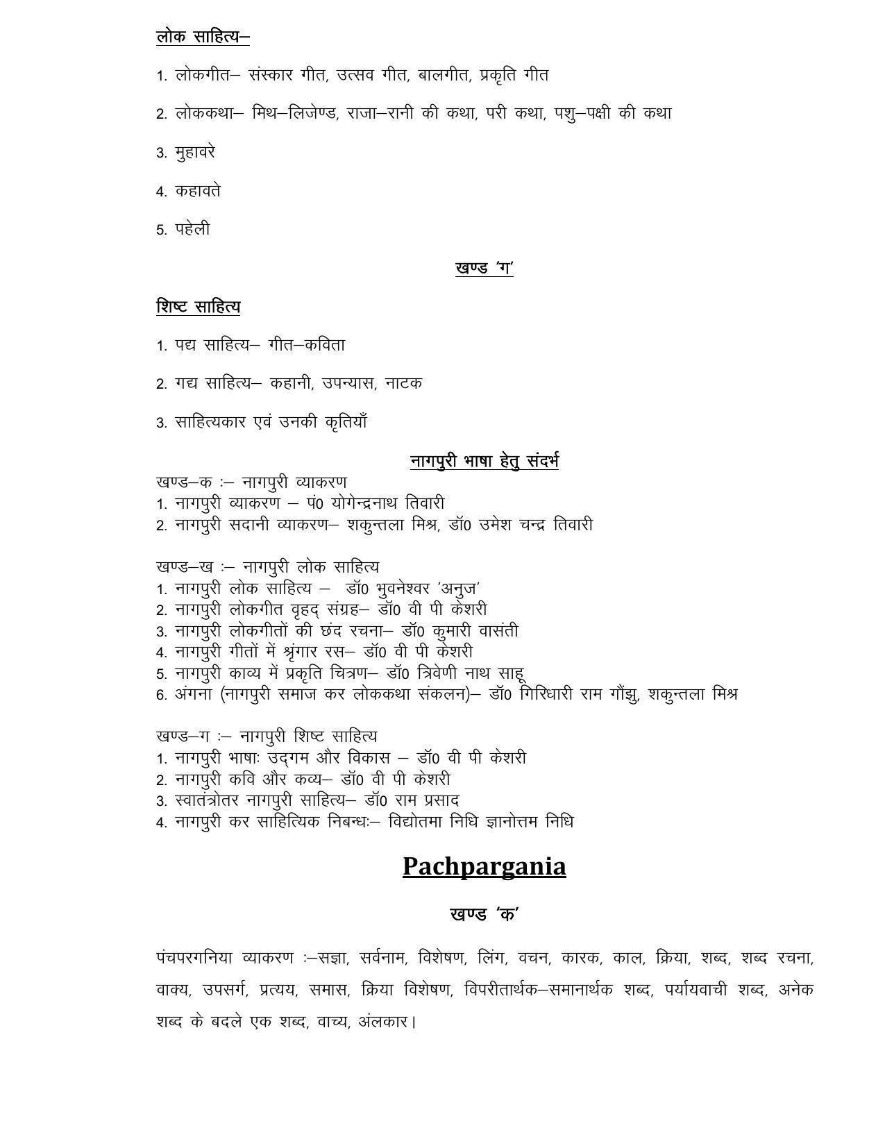 JSSC TGT Teacher Syllabus, Exam Pattern - Page 41
