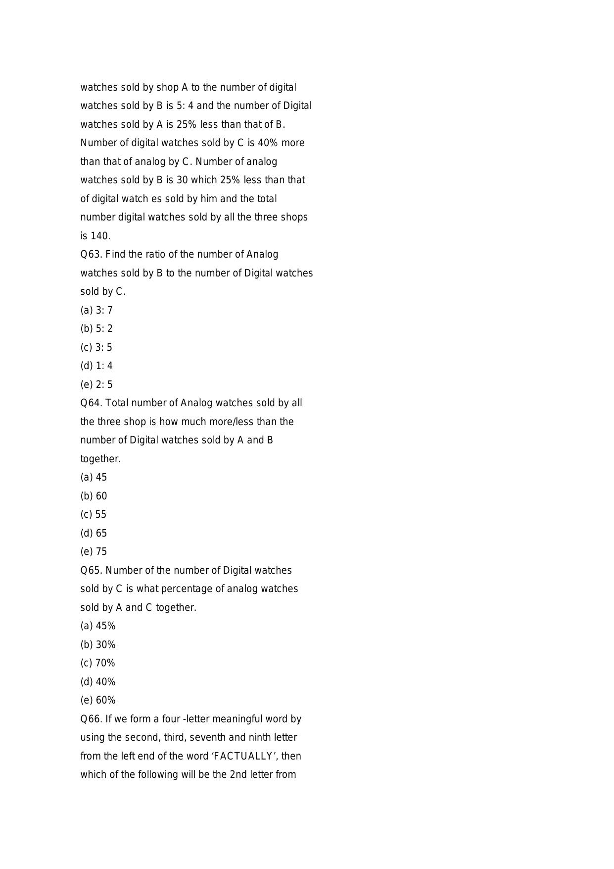 RBI Assistant Pre 2023 Memory Based Paper 18. Nov. 2023 - Page 17