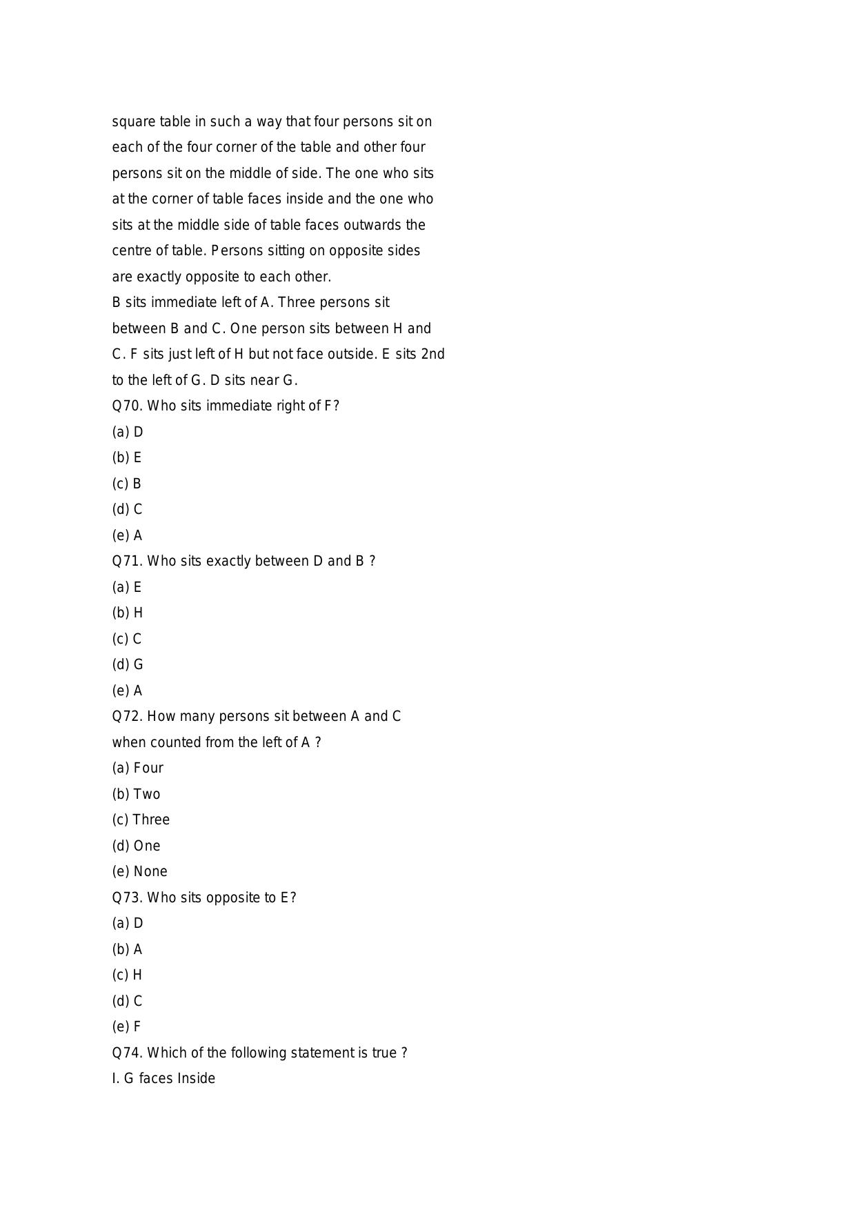 RBI Assistant Pre 2023 Memory Based Paper 18. Nov. 2023 - Page 19