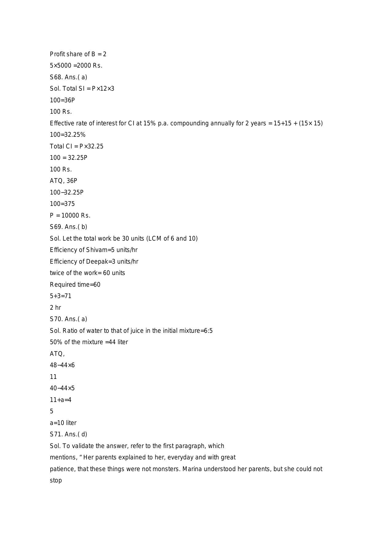 RBI Assistant Pre 2023 Memory Based Paper 18. Nov. 2023 - Page 56