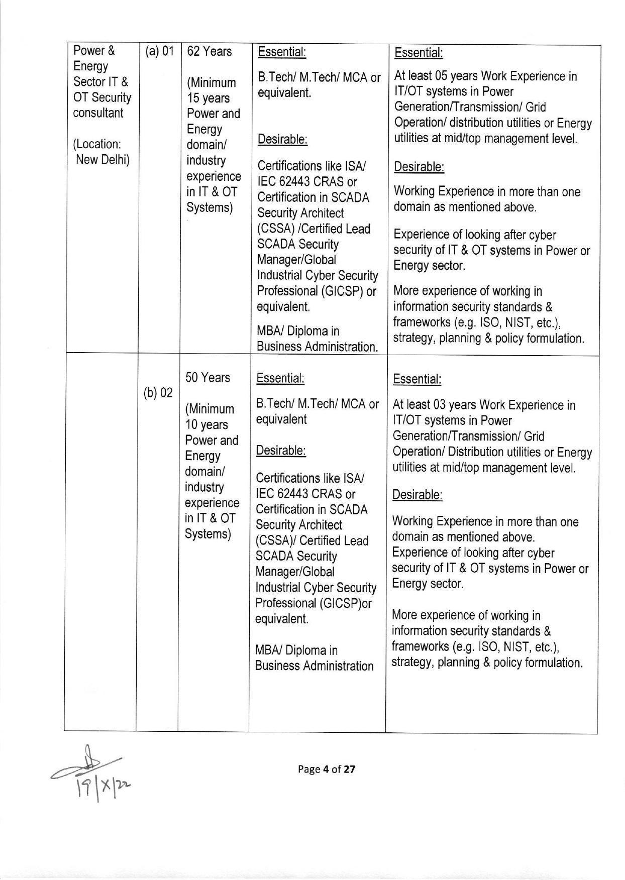 NTRO Invites Application for 125 IT Professional / Engineer Recruitment 2022 - Page 24