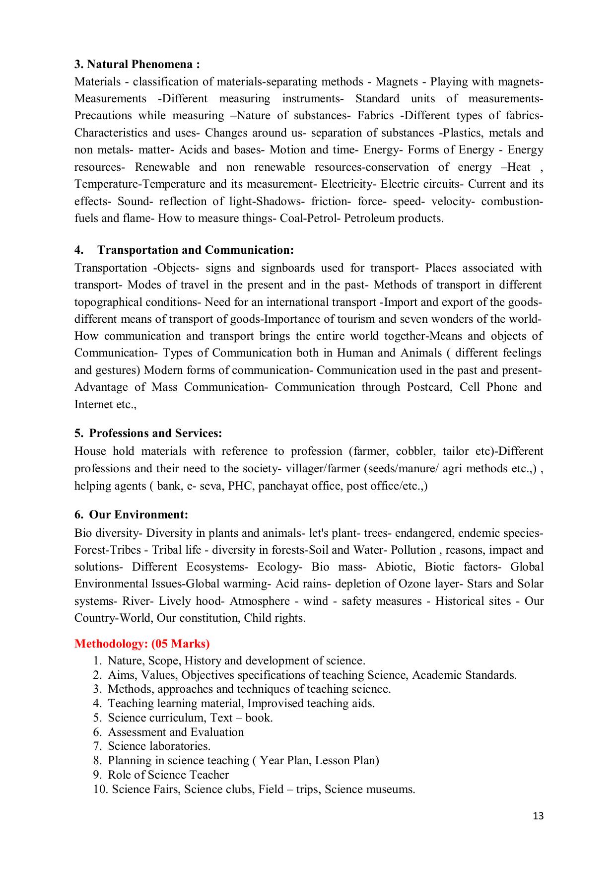 AP DSC SGT TET-TRT, SA, PGT, and All Subjects Syllabus - Page 14