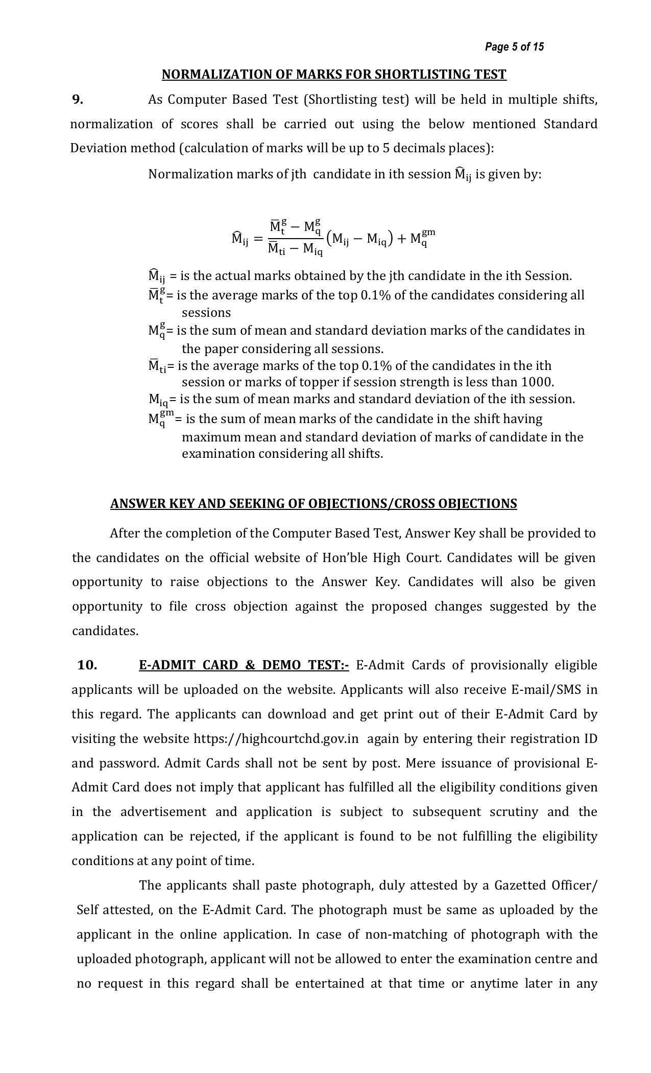 High Court of Punjab and Haryana Invites Application for 35 Restorer Recruitment 2022 - Page 8