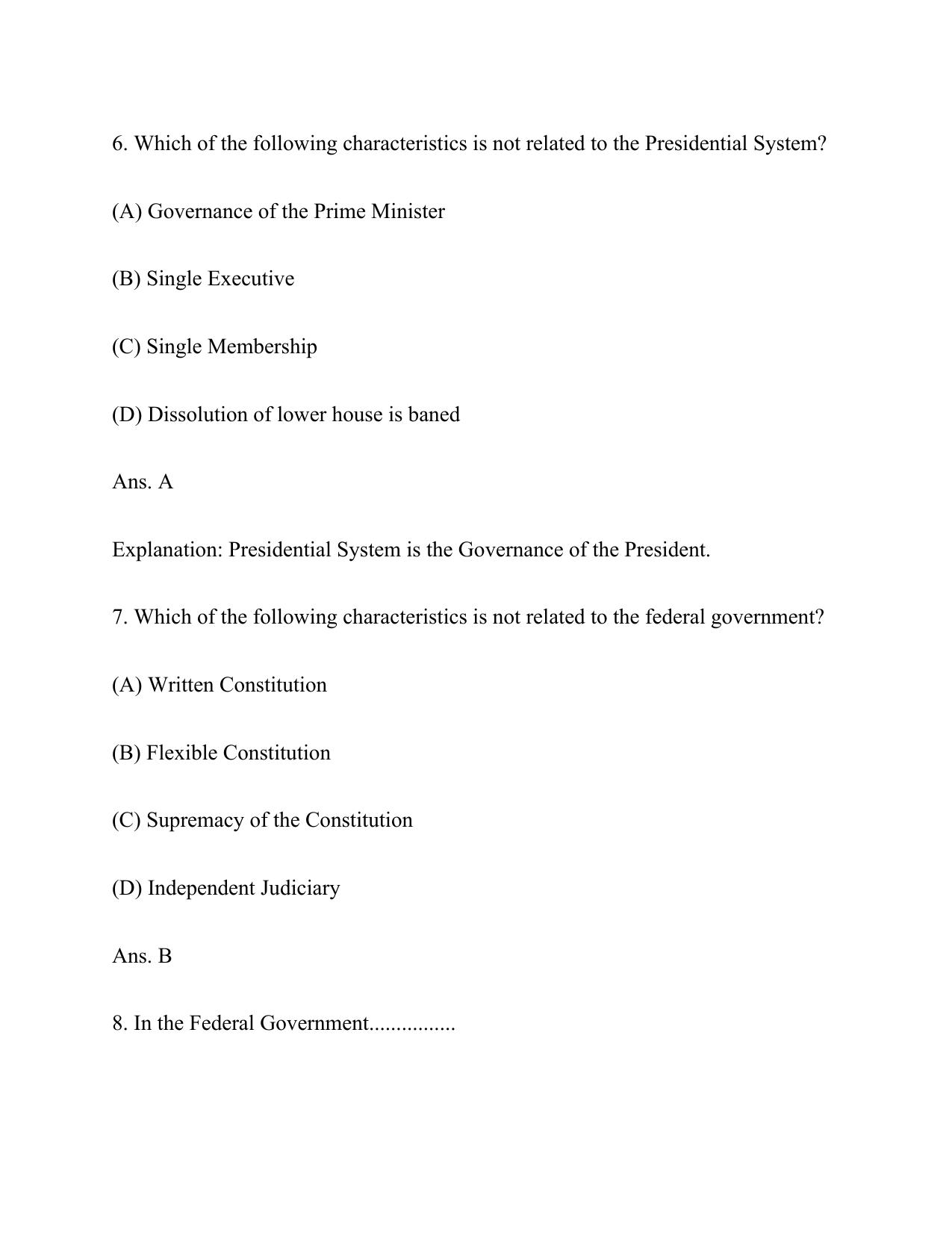 Electricity Department Lakshadweep Previous Papers: General Knowledge (Matriculation Level) - Page 4