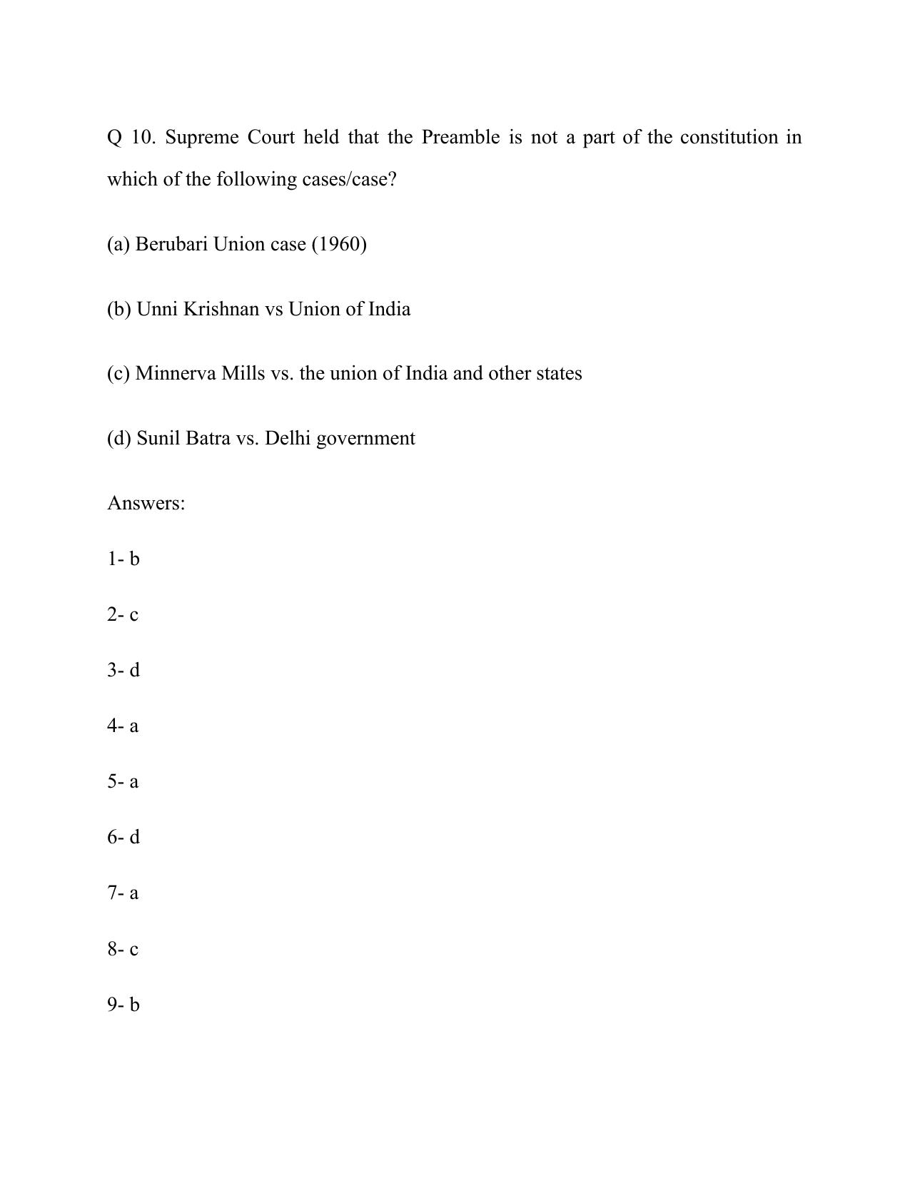 Electricity Department Lakshadweep Previous Papers: General Knowledge (Matriculation Level) - Page 14