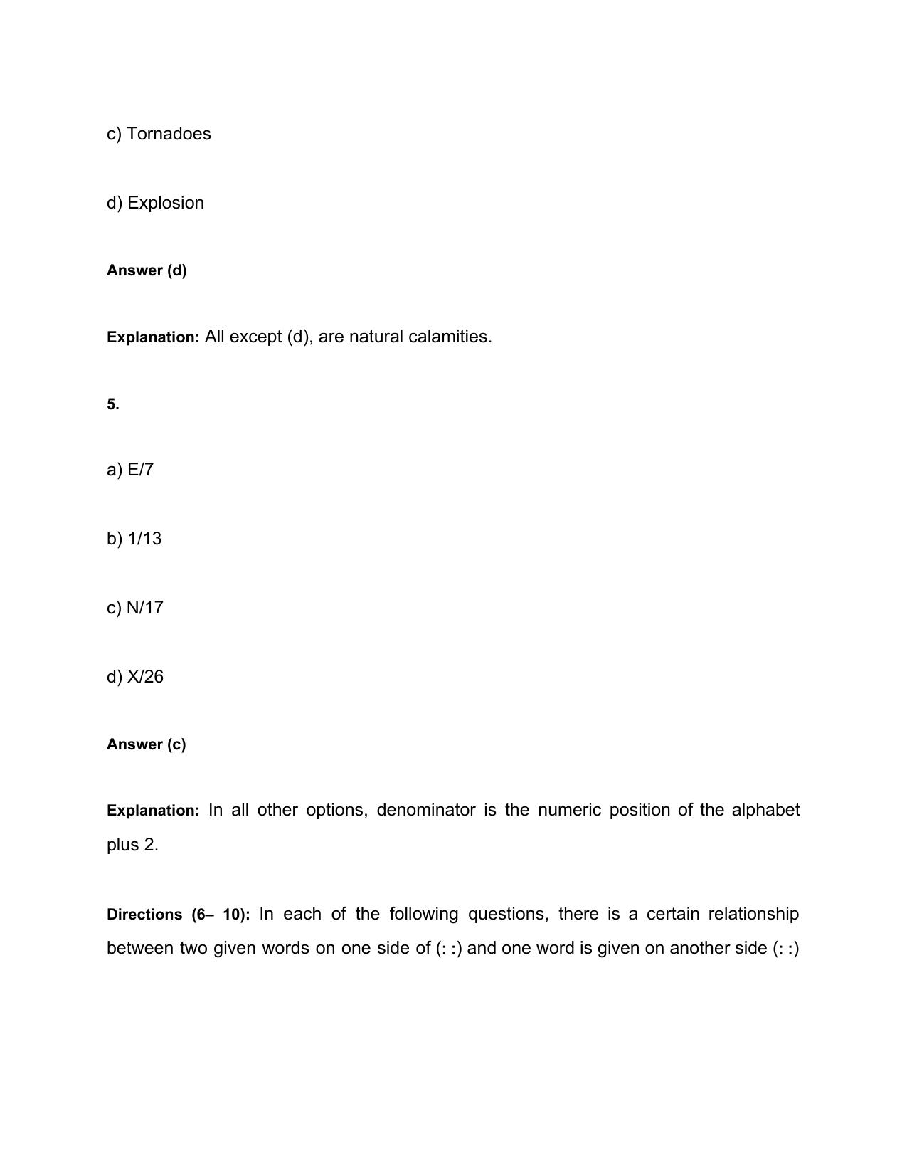 HPSSSB Logical Reasoning Question Papers - Page 3