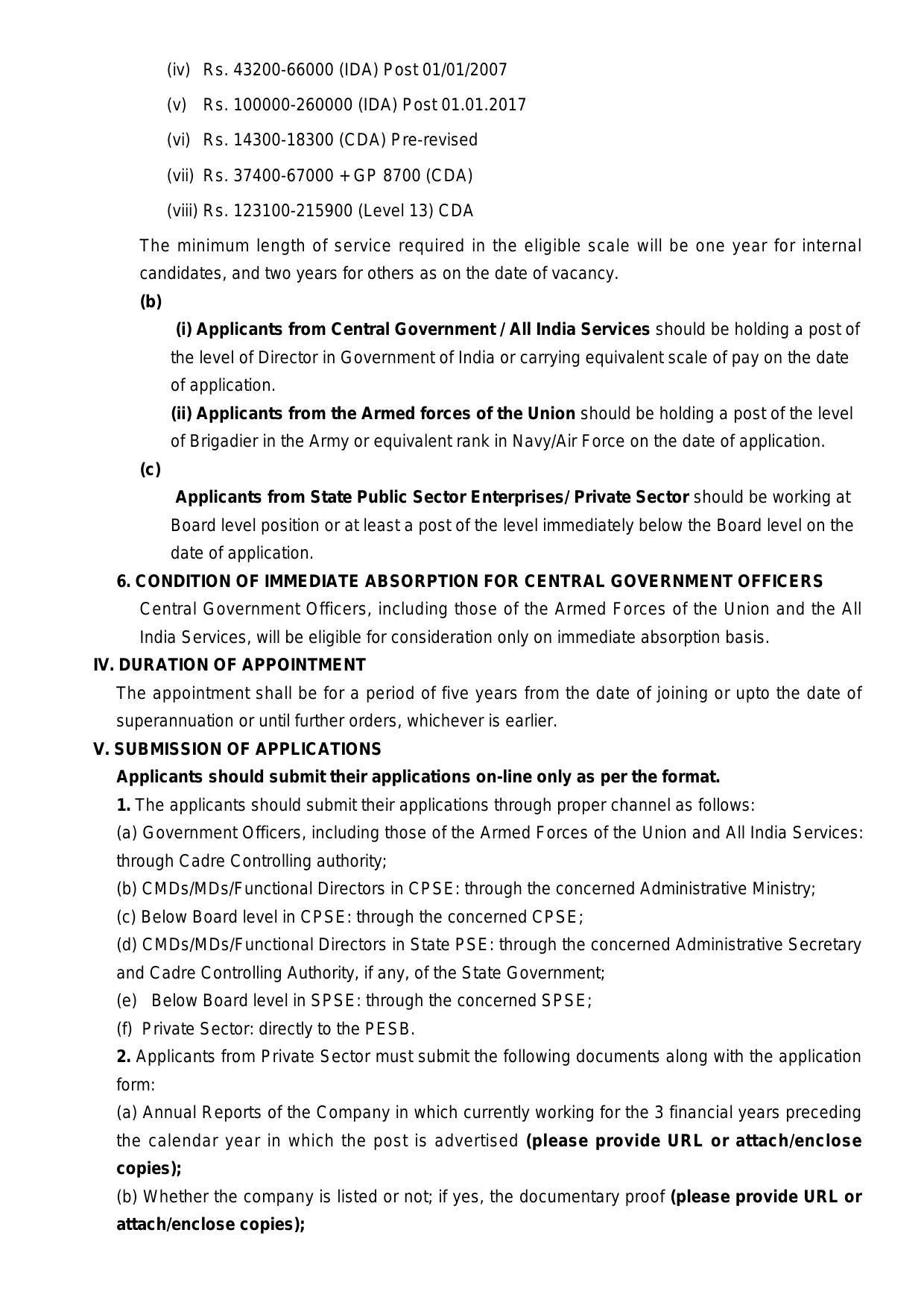 Garden Reach Shipbuilders & Engineers (GRSE) Invites Application for Director Recruitment 2022 - Page 2