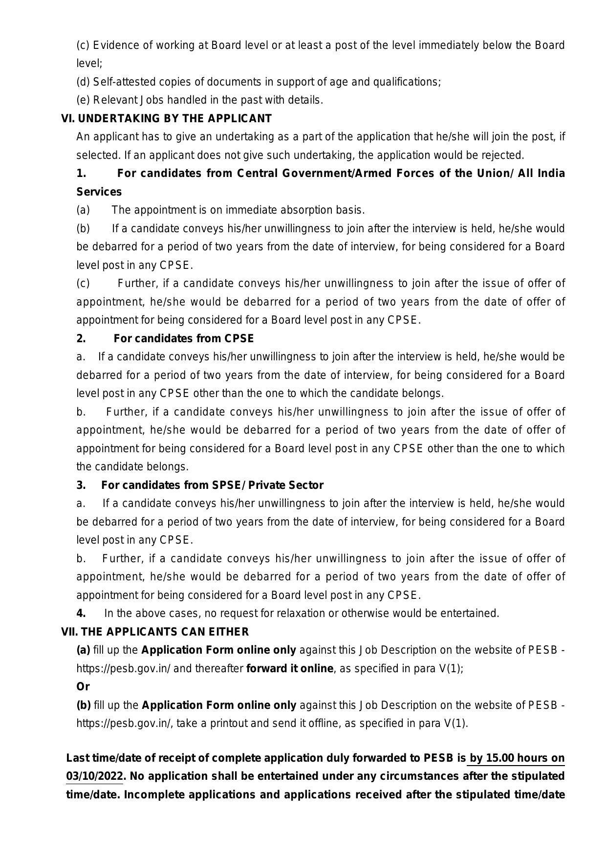 Garden Reach Shipbuilders & Engineers (GRSE) Invites Application for Director Recruitment 2022 - Page 5