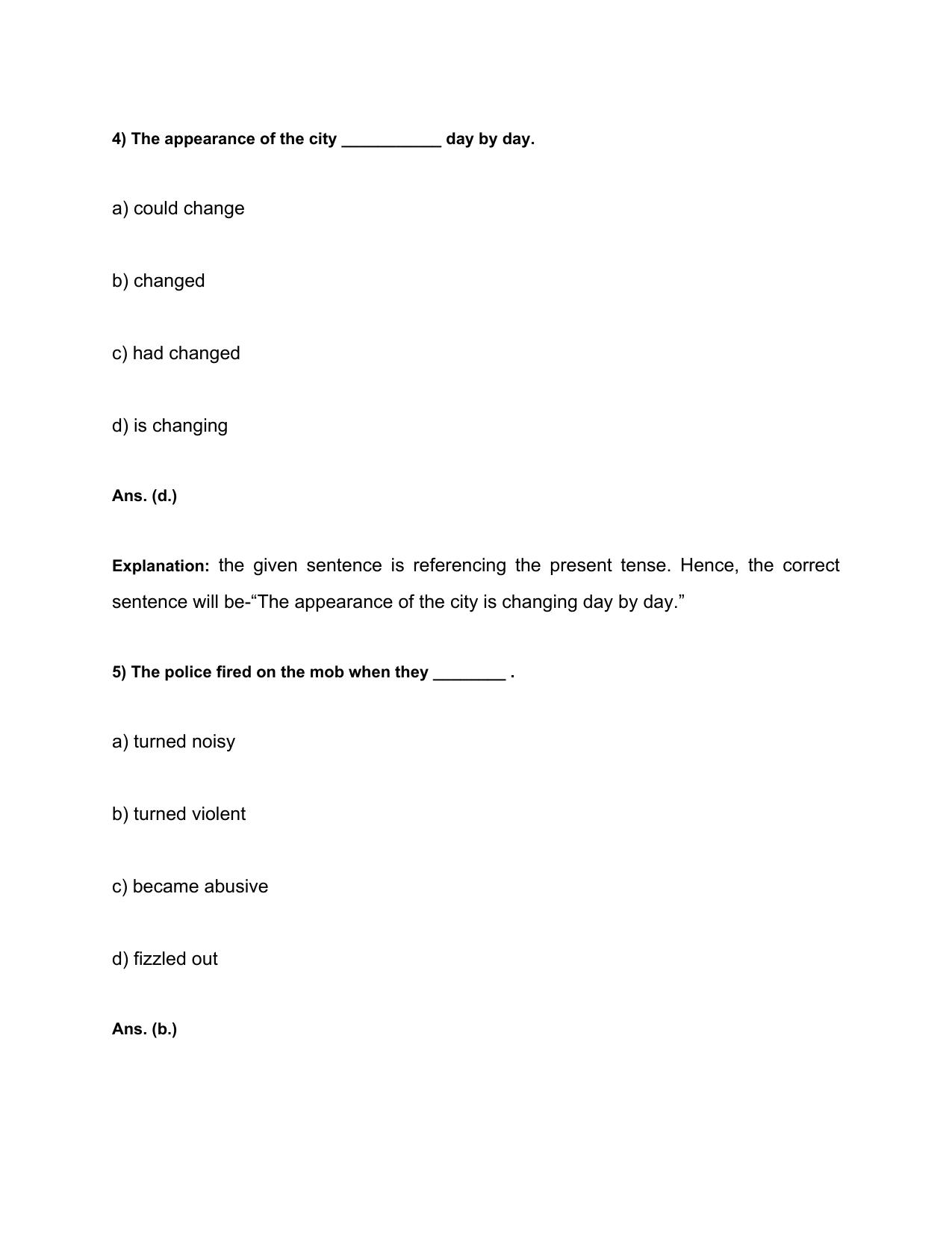 HSSC Previous Year Question Papers General English - Page 3