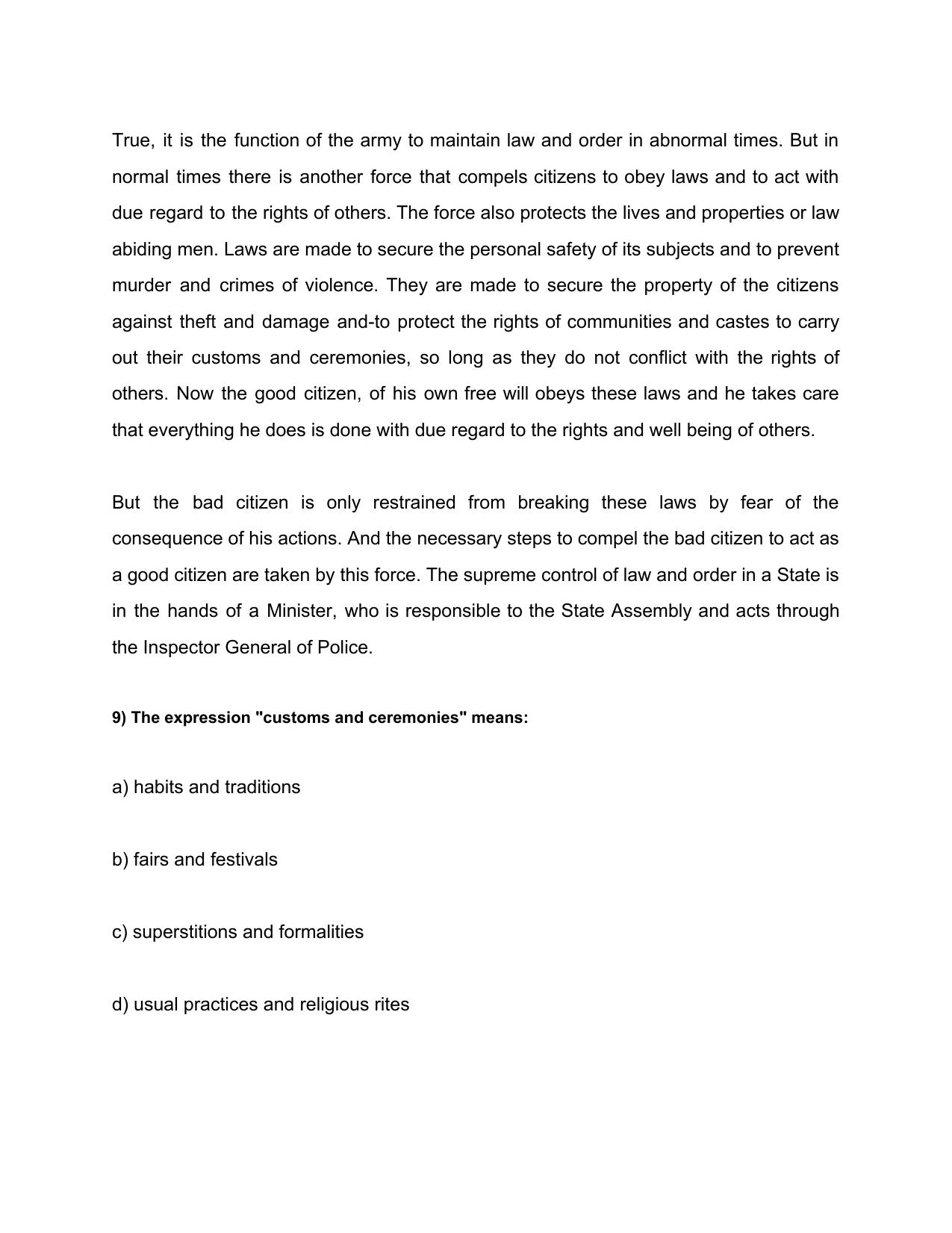 HSSC Previous Year Question Papers General English - Page 6