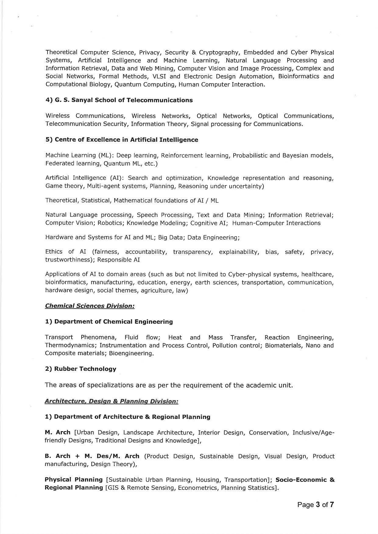 IIT Kharagpur Invites Application for Professor, Associate Professor, More Vacancies Recruitment 2023 - Page 7