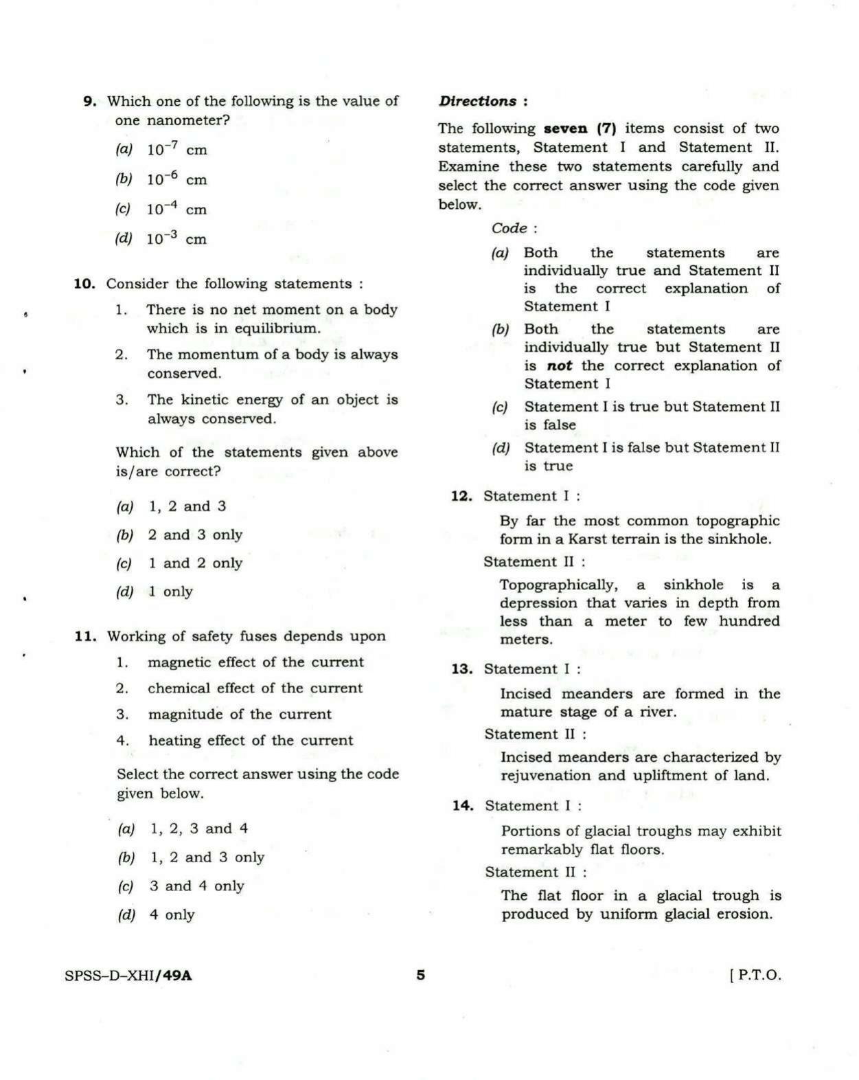 PBSSD General Knowledge Solved Papers - Page 5
