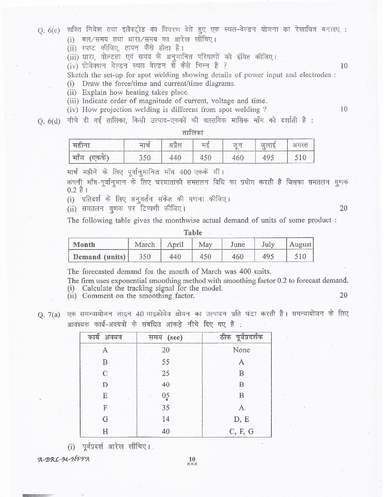 lakshadweep.gov.in Mechanical Engineering Question Papers - Page 10