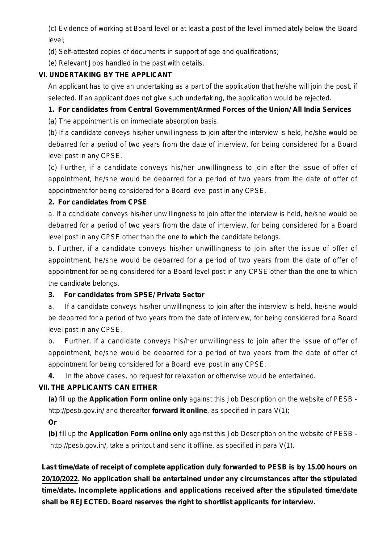 Mecon Limited Invites Application for Director Recruitment 2022 - Page 5