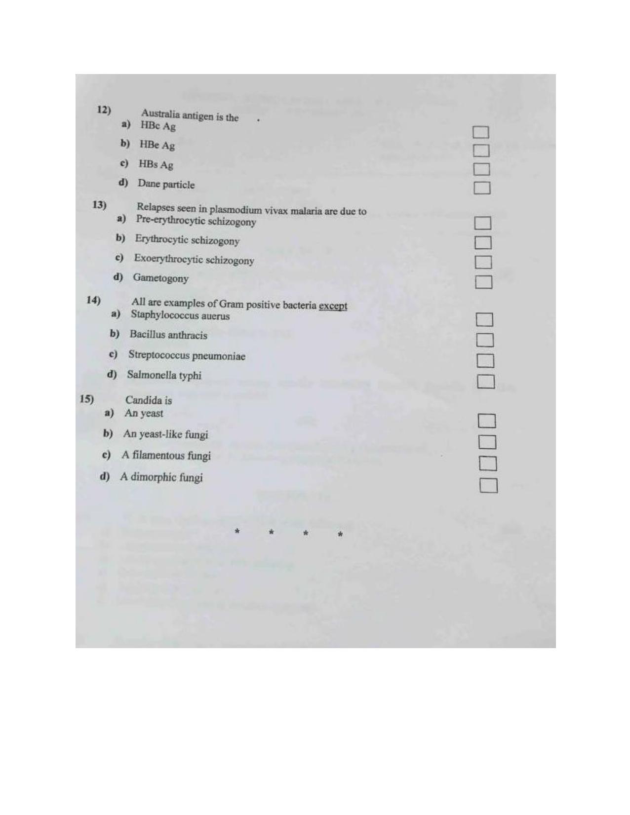 VCRC Microbiology Previous Year Question Papers - Page 31