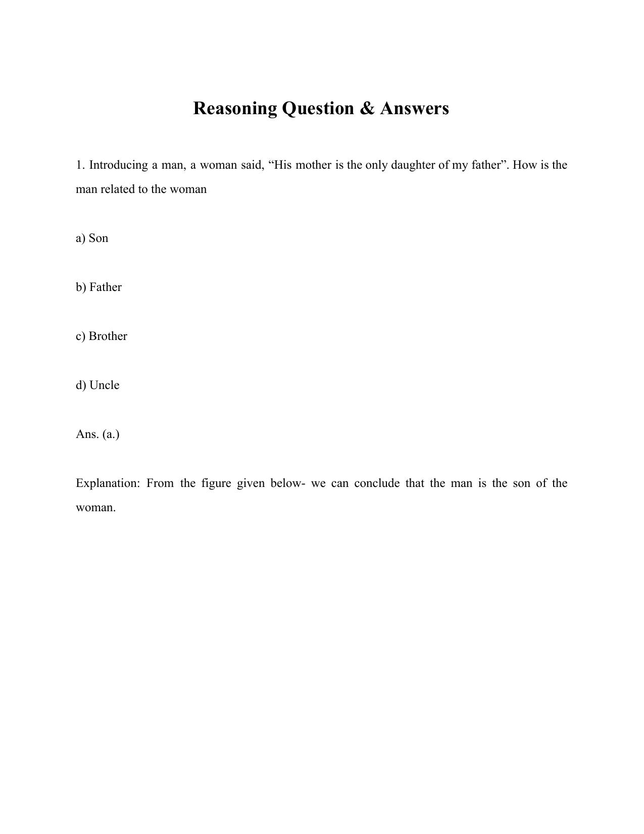 Reasoning VCRC Technical Assistant Previous Papers - Page 1