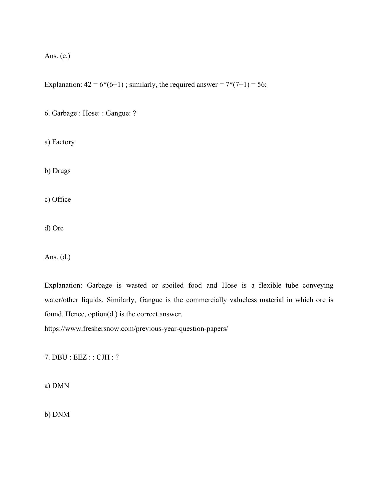 Reasoning VCRC Technical Assistant Previous Papers - Page 5