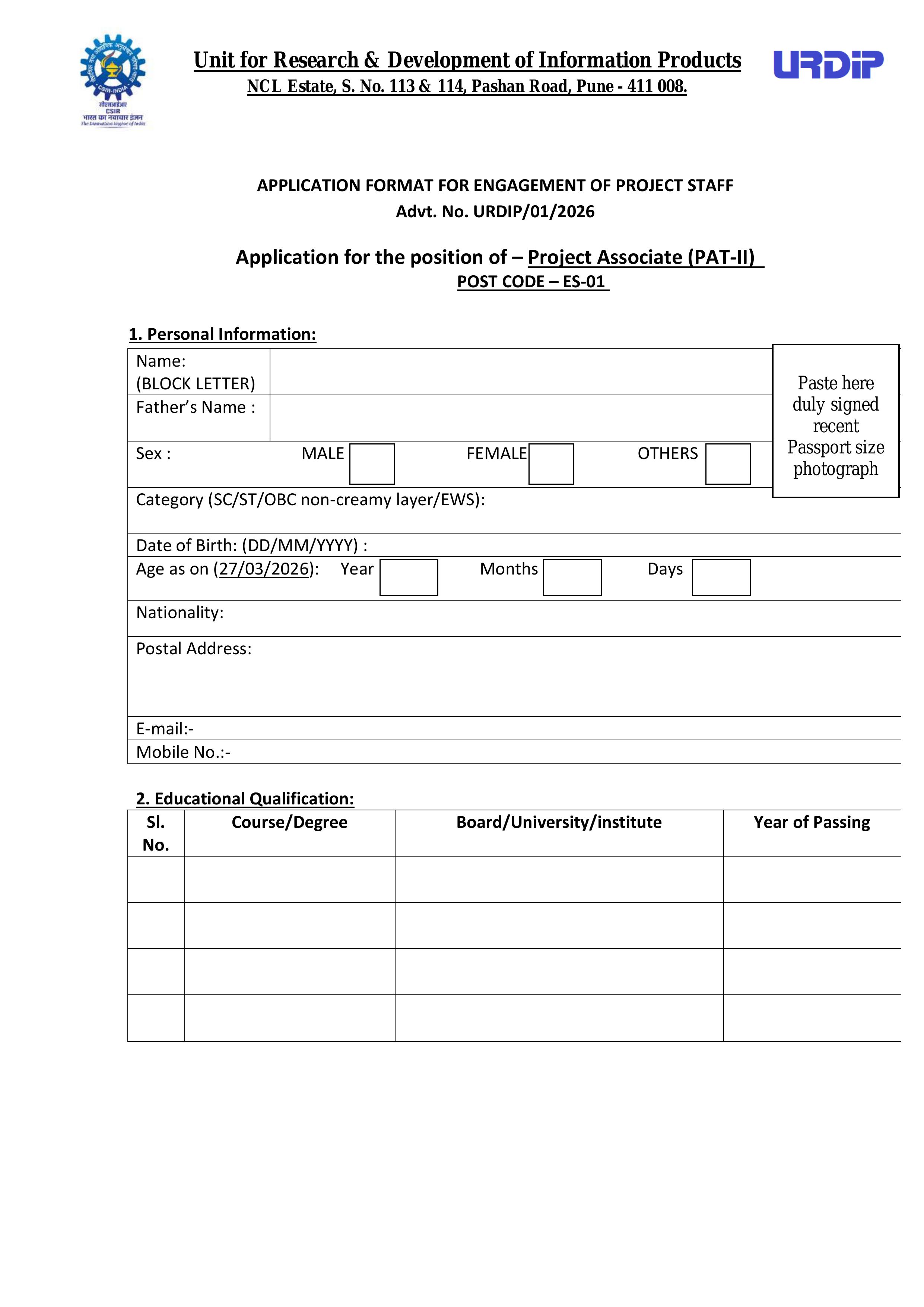 CSIR-URDIP Learning opportunity for Engineering professionals  - Page 4