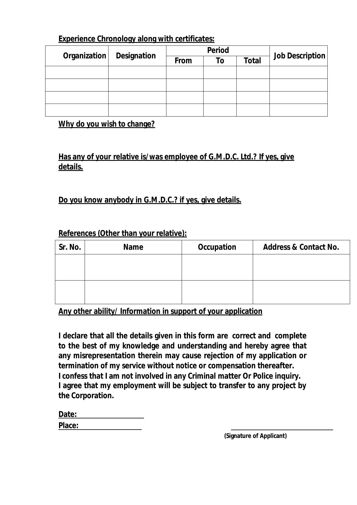 Gujarat Mineral Development Corporation (GMDC) Invites Application for 3 Assistant Manager Recruitment 2023 - Page 4
