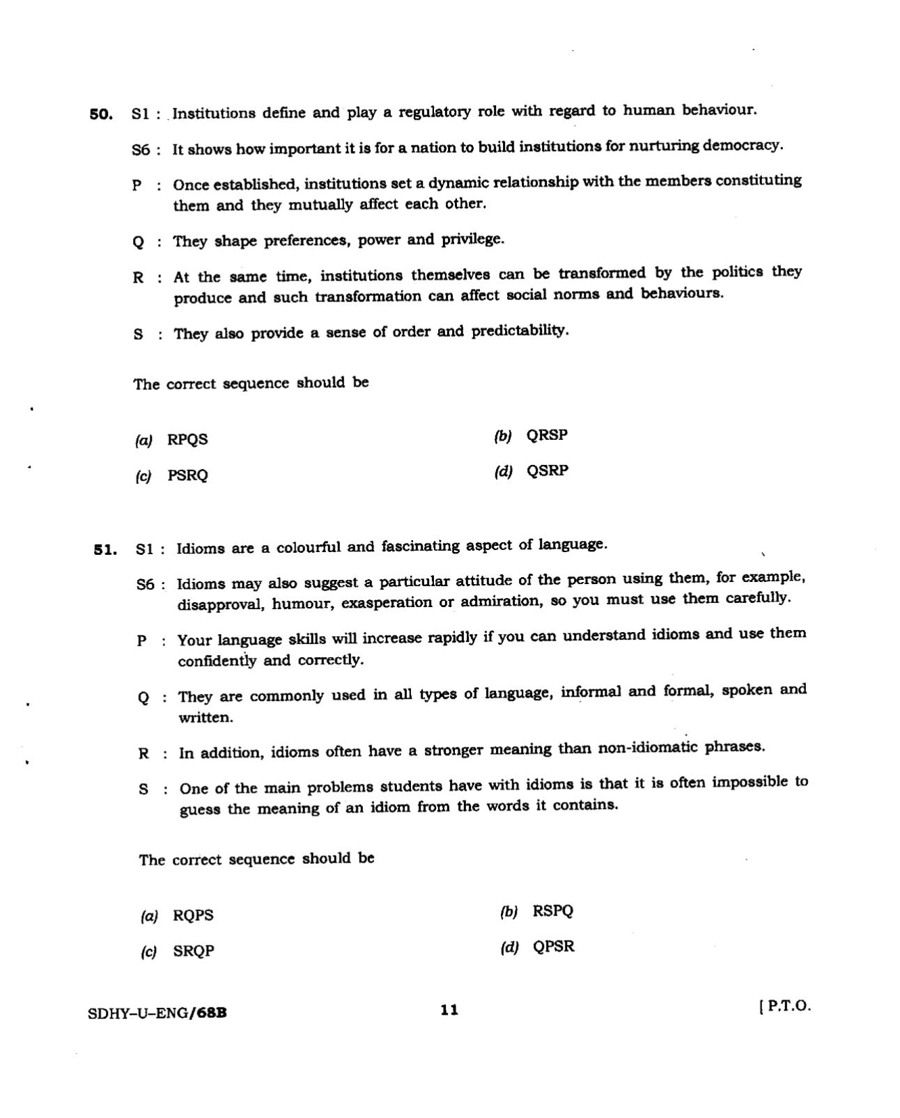 Visakhapatnam Cooperative Bank PO Previous Papers - Page 15