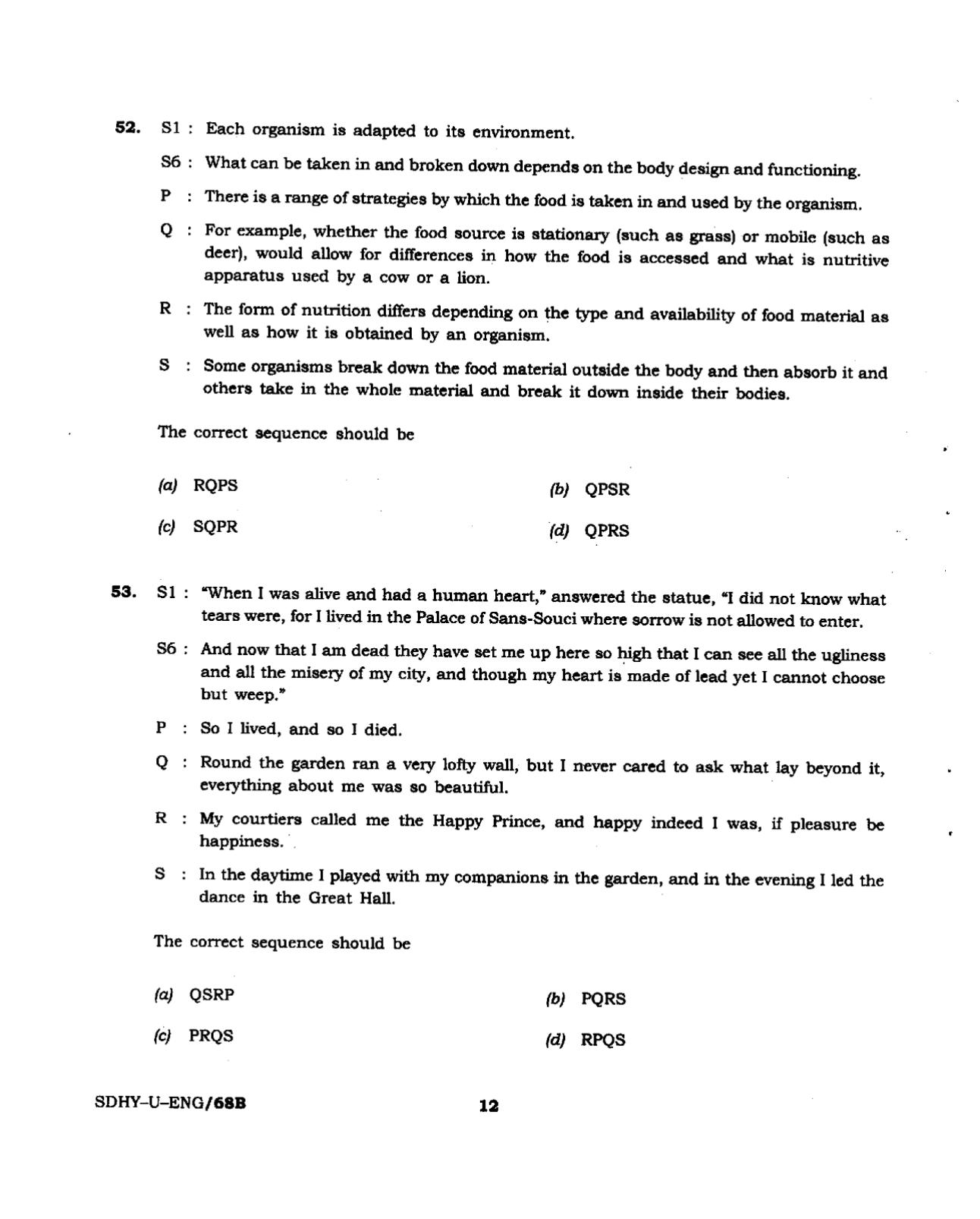 Visakhapatnam Cooperative Bank PO Previous Papers - Page 17