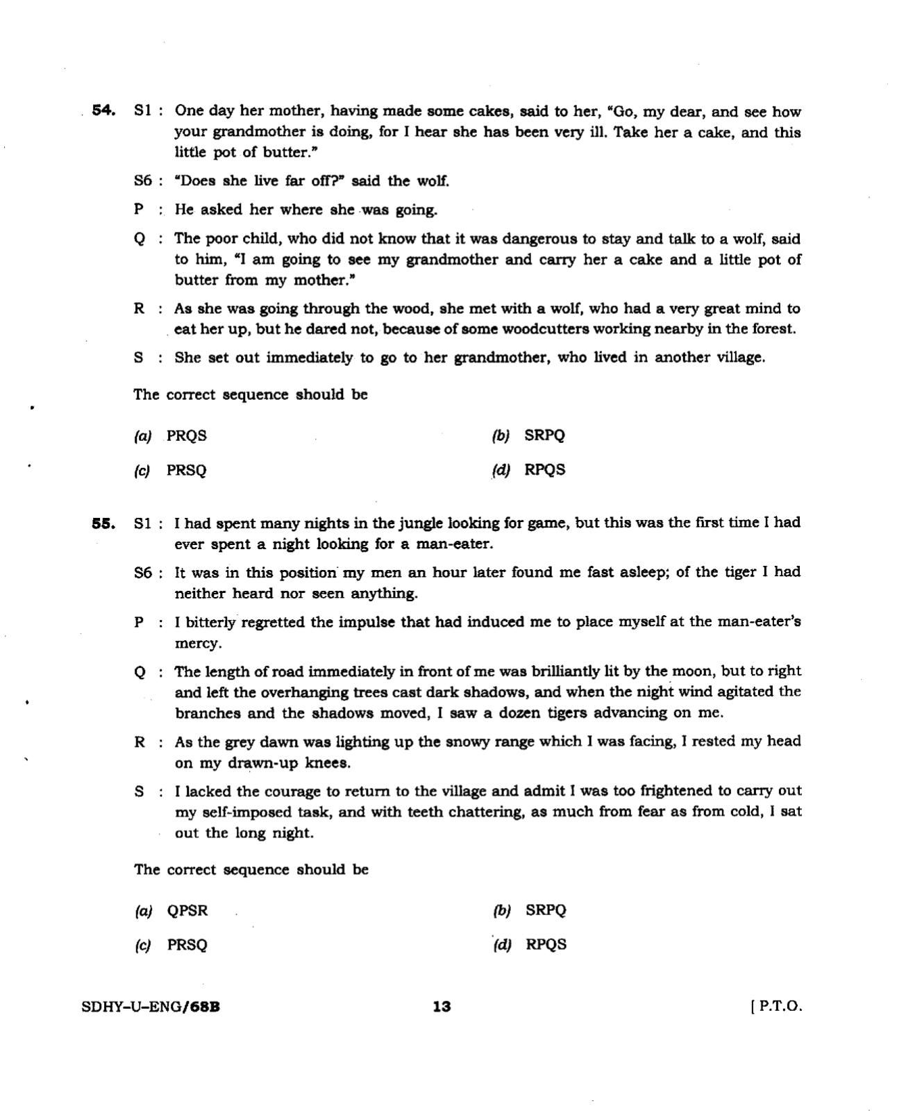 Visakhapatnam Cooperative Bank PO Previous Papers - Page 27
