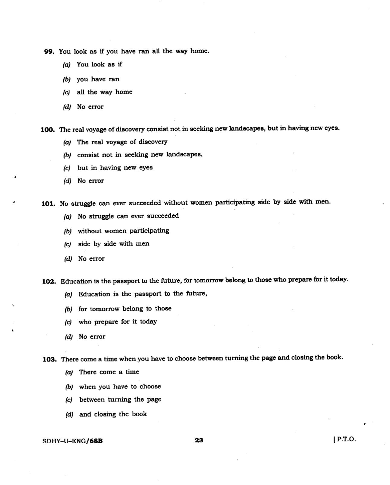 Visakhapatnam Cooperative Bank PO Previous Papers - Page 14