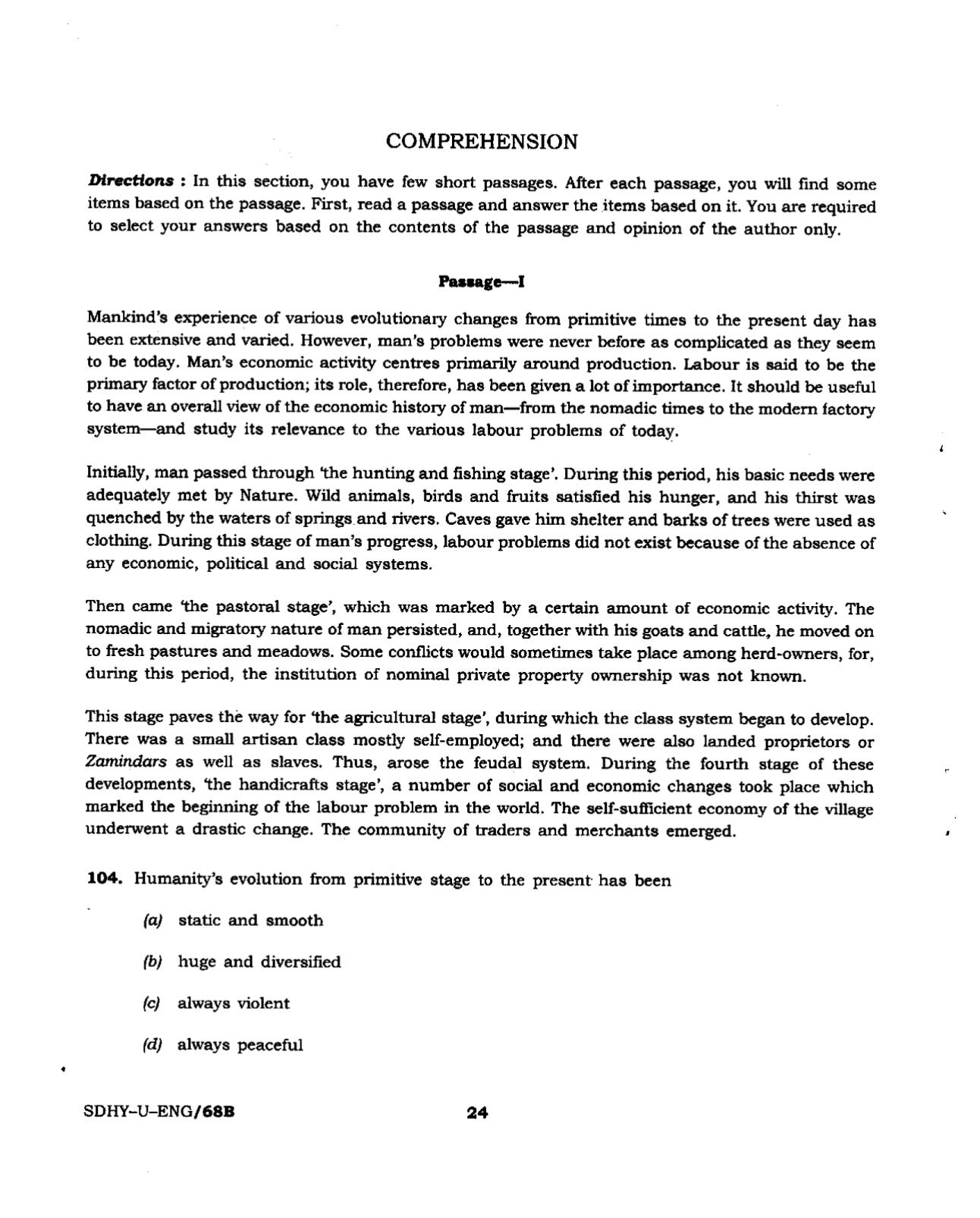 Visakhapatnam Cooperative Bank PO Previous Papers - Page 4