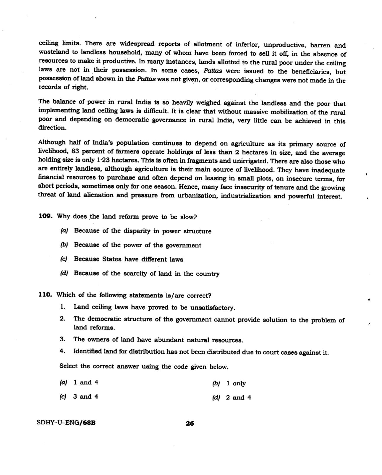 Visakhapatnam Cooperative Bank PO Previous Papers - Page 29