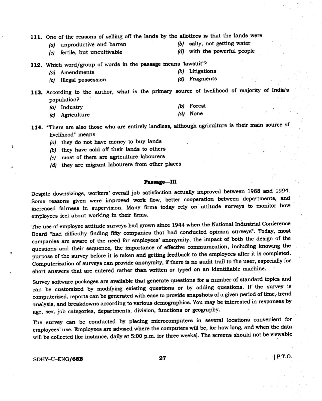 Visakhapatnam Cooperative Bank PO Previous Papers - Page 1