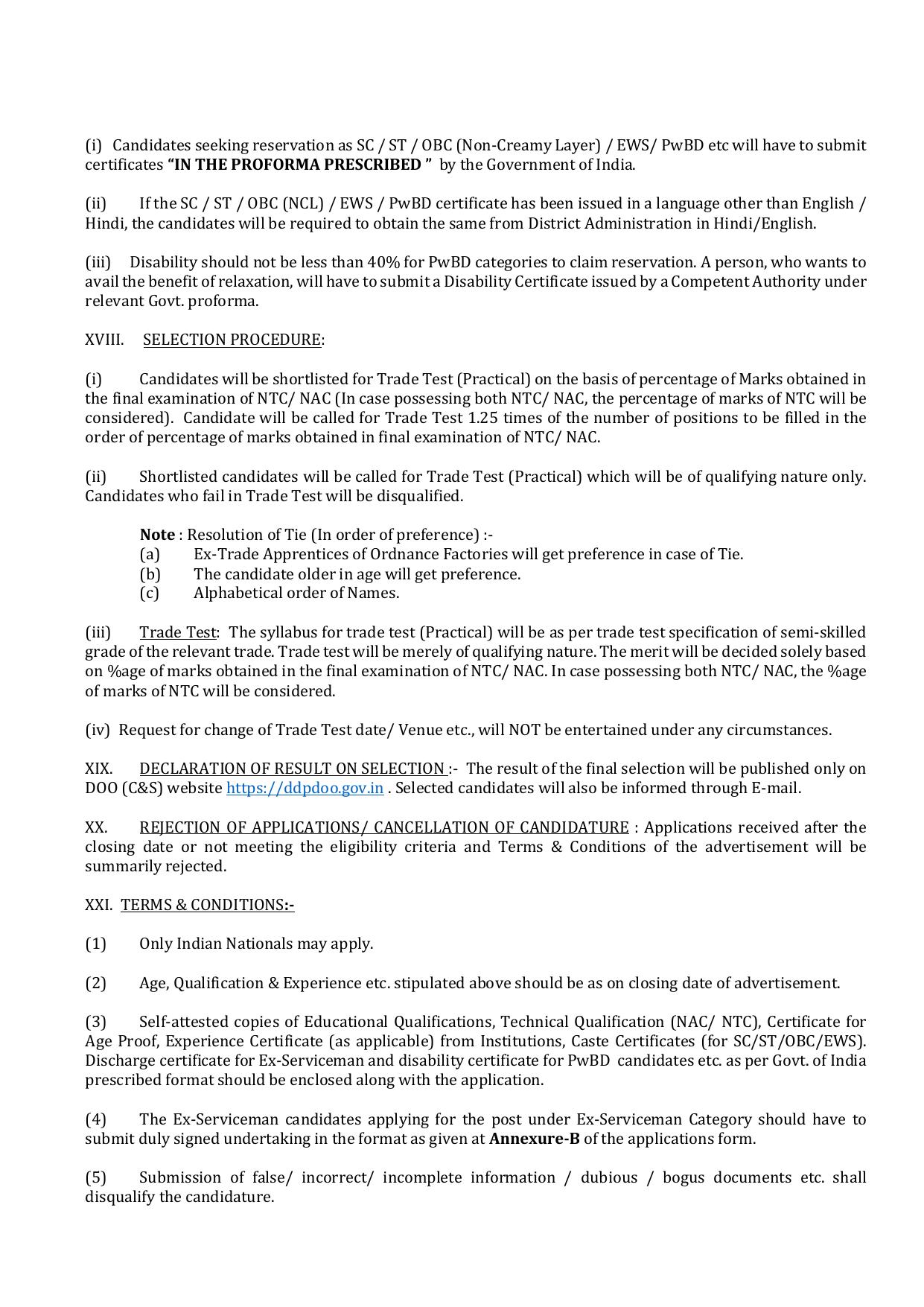 India Optel Limited Recruitment 2026 - 149 Project Technicia, Apply Online @ ddpdoo.gov.in - Page 6