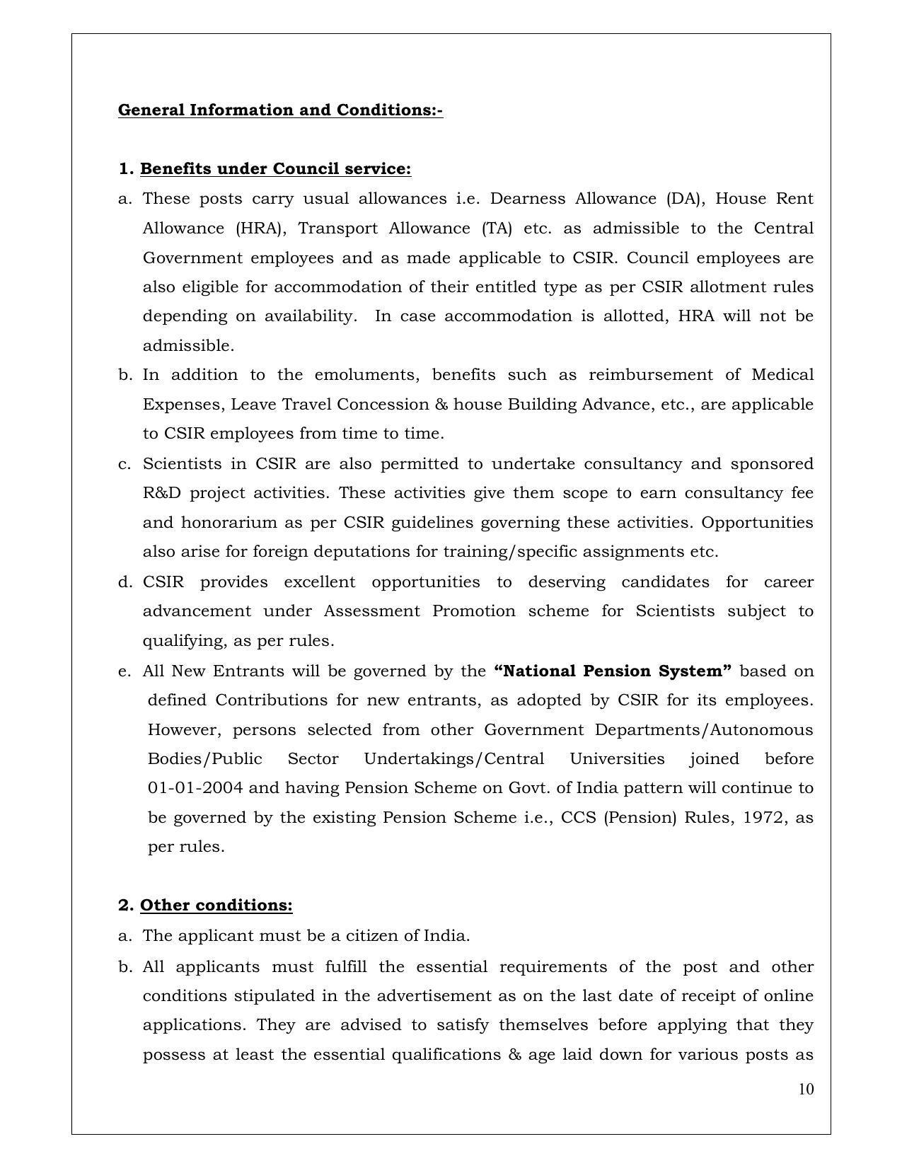 Indian Institute of Chemical Technology (IICT) Invites Application for 20 Scientist, Senior Scientist, Principal Scientist Recruitment 2023 - Page 7