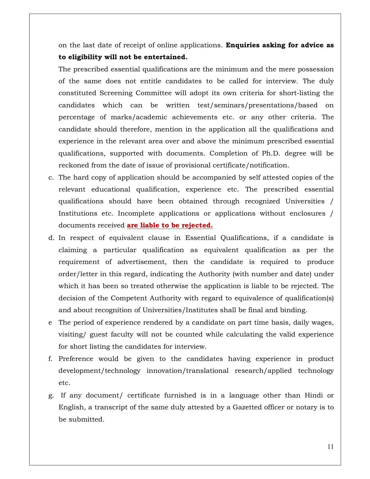 Indian Institute of Chemical Technology (IICT) Invites Application for 20 Scientist, Senior Scientist, Principal Scientist Recruitment 2023 - Page 8
