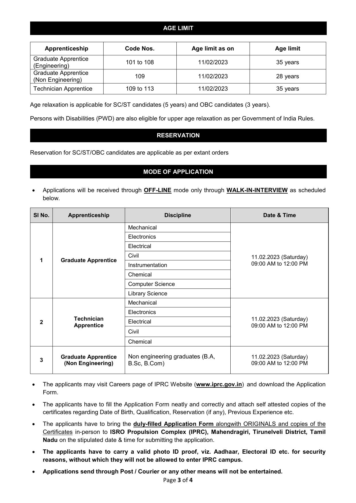 IPRC Technician Apprentice, Graduate Apprentice Recruitment 2023 - Page 2