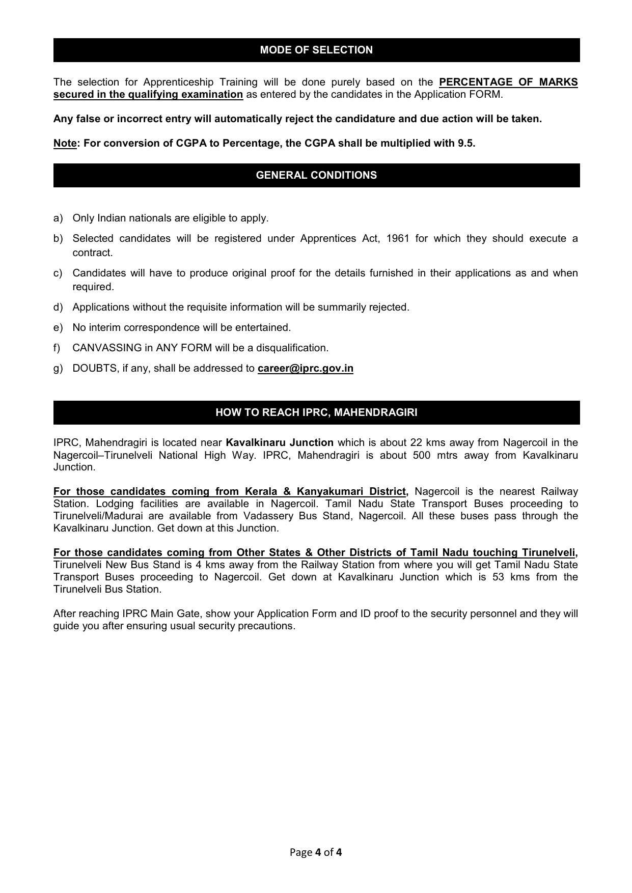 IPRC Technician Apprentice, Graduate Apprentice Recruitment 2023 - Page 4