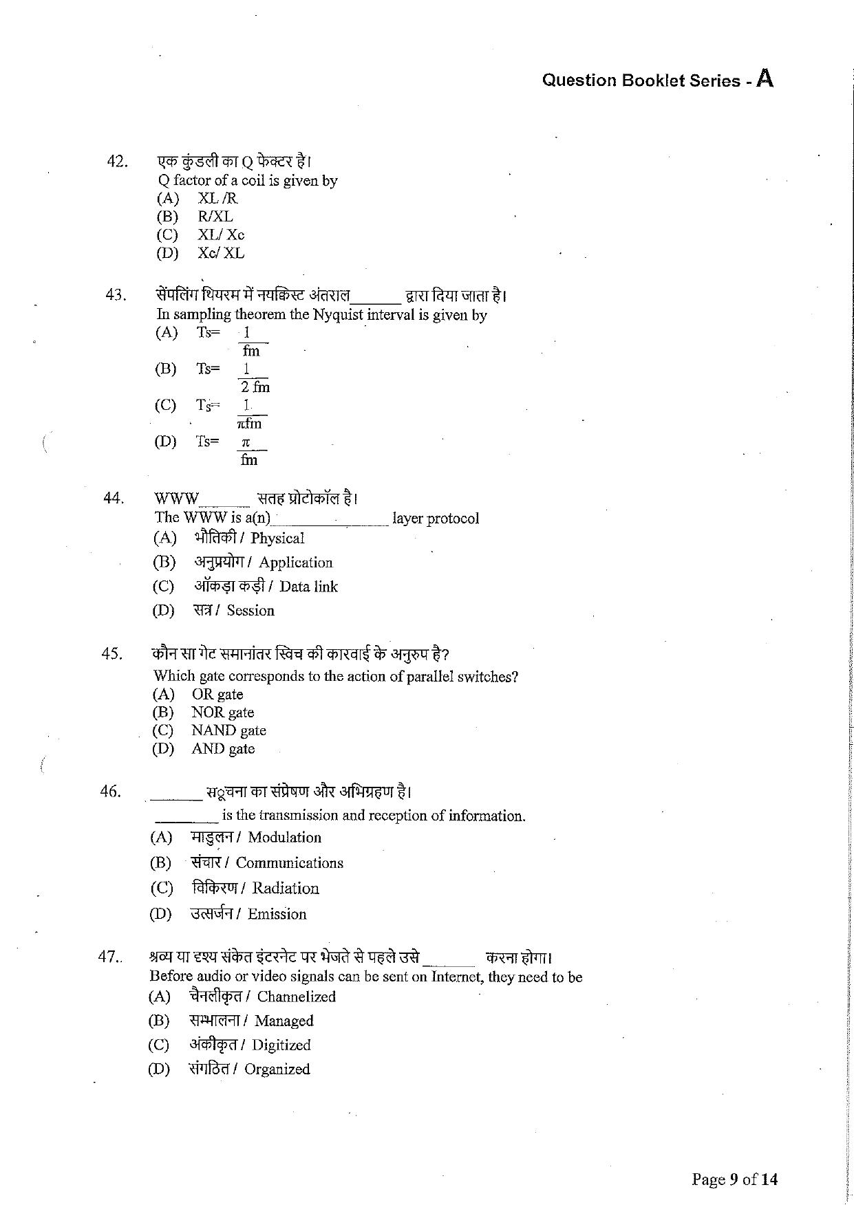 VCRC Technical Assistant Electrical Previous Papers - Page 8