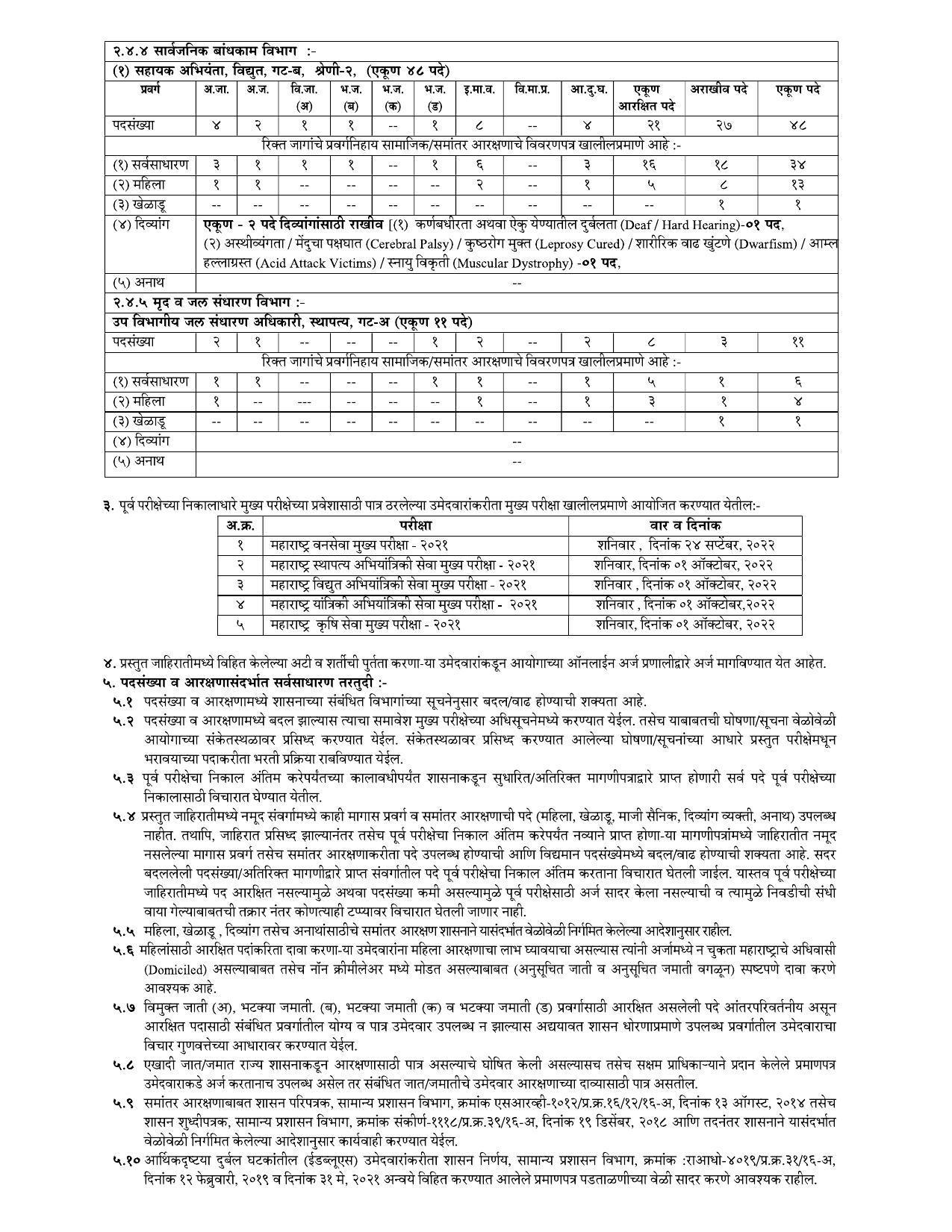 Maharashtra Gazetted Technical Services Combined Pre Exam - Page 4
