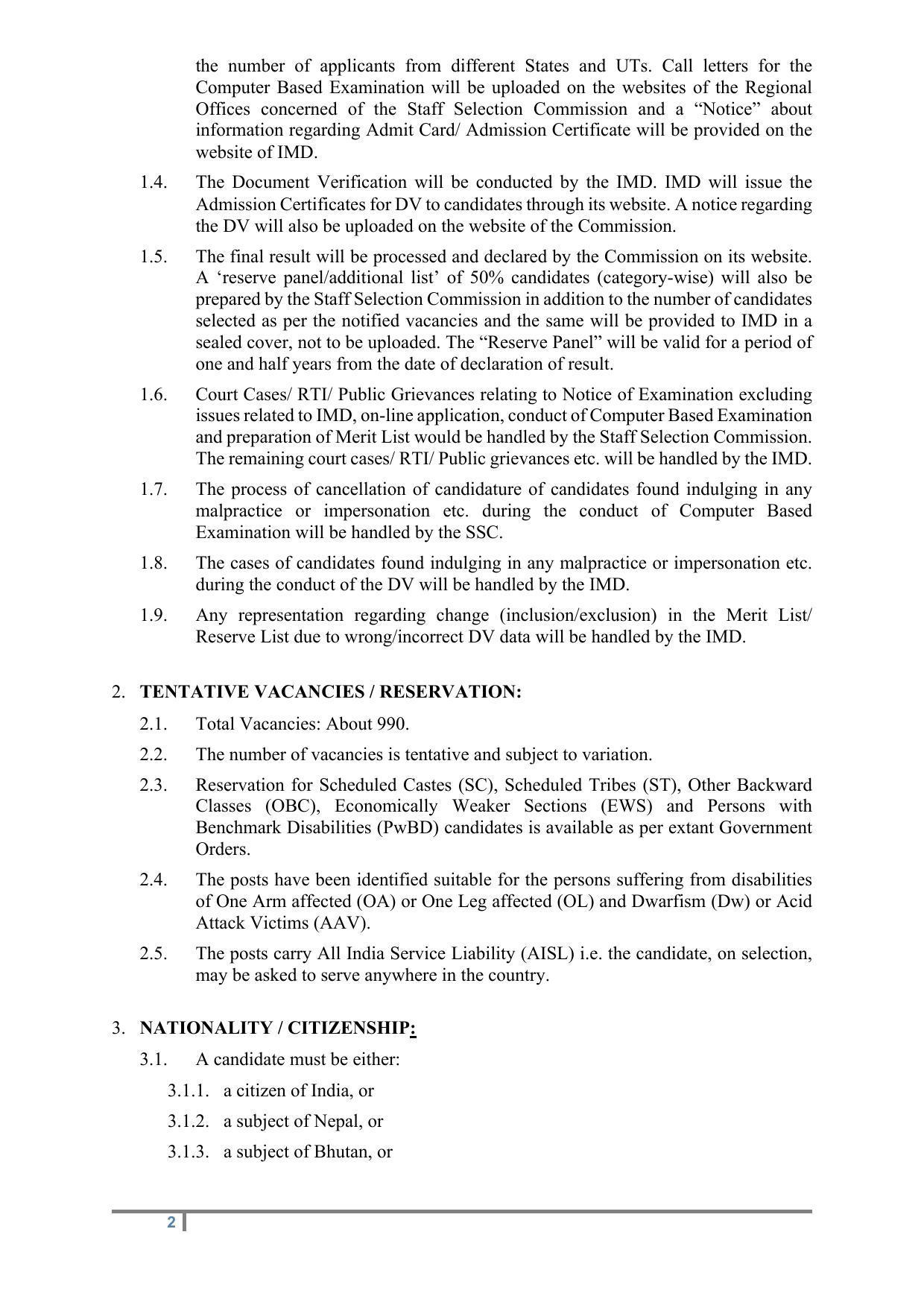 Staff Selection Commission (SSC) Scientific Assistant Recruitment 2022 - Page 11