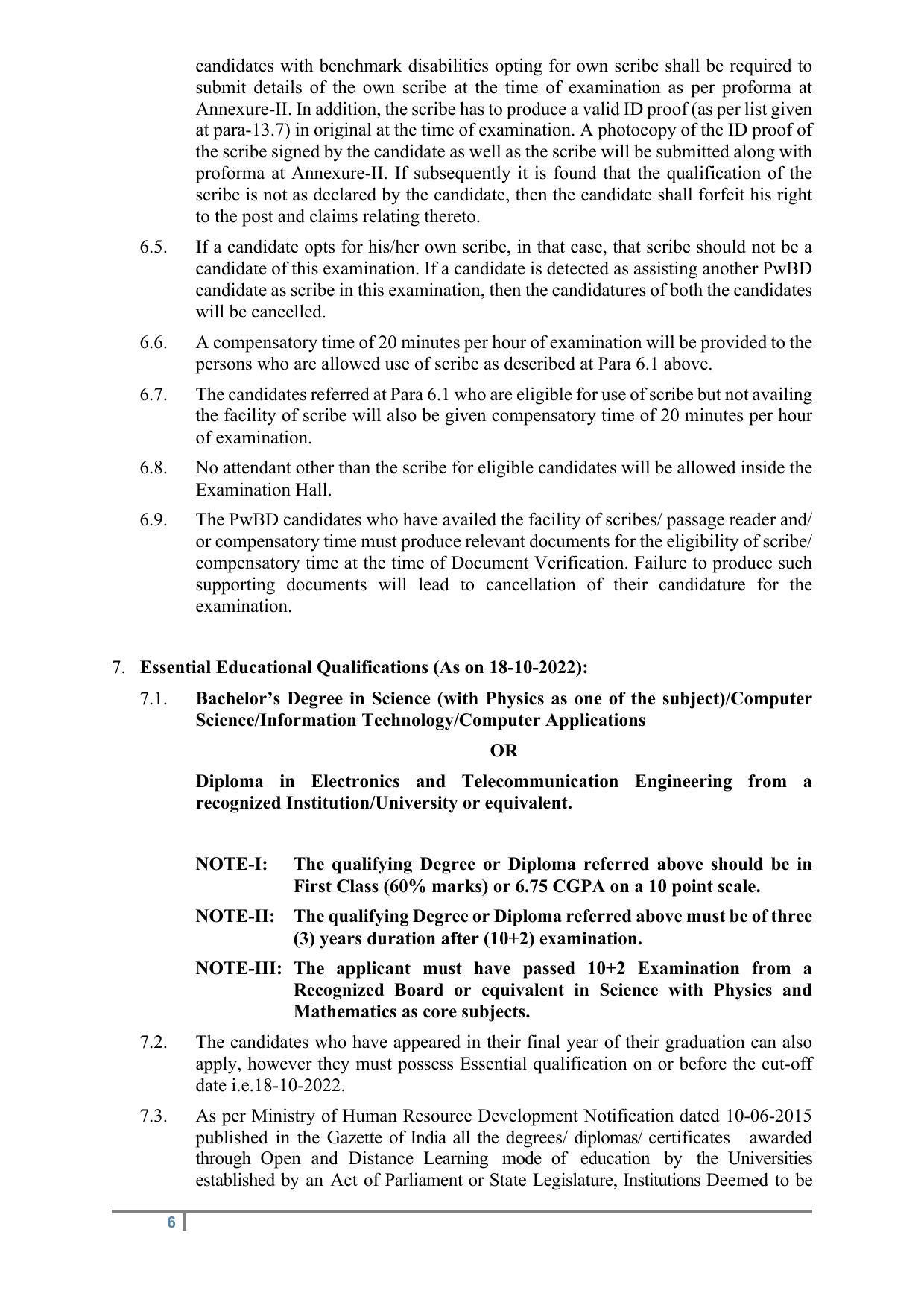 Staff Selection Commission (SSC) Scientific Assistant Recruitment 2022 - Page 28