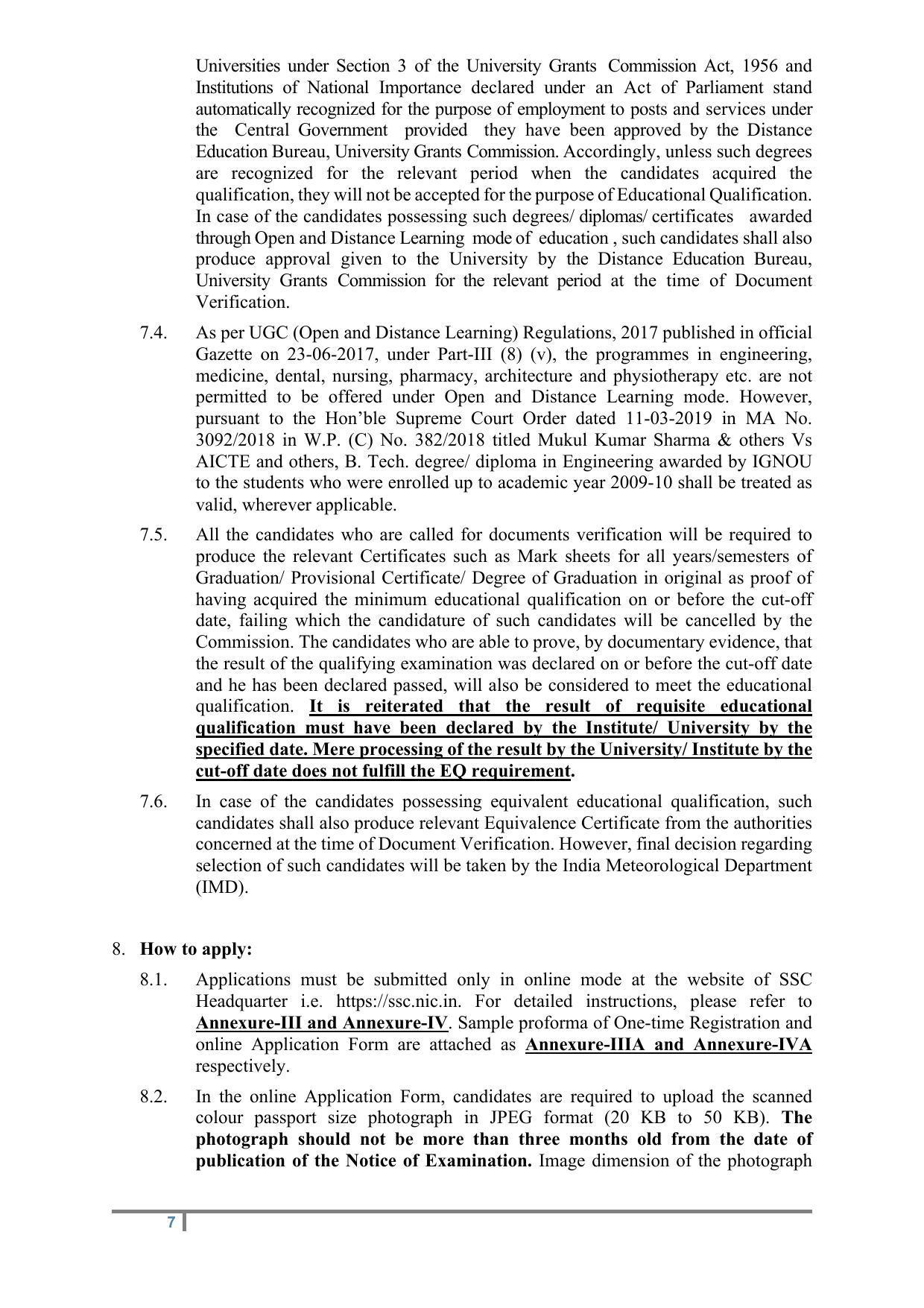 Staff Selection Commission (SSC) Scientific Assistant Recruitment 2022 - Page 31