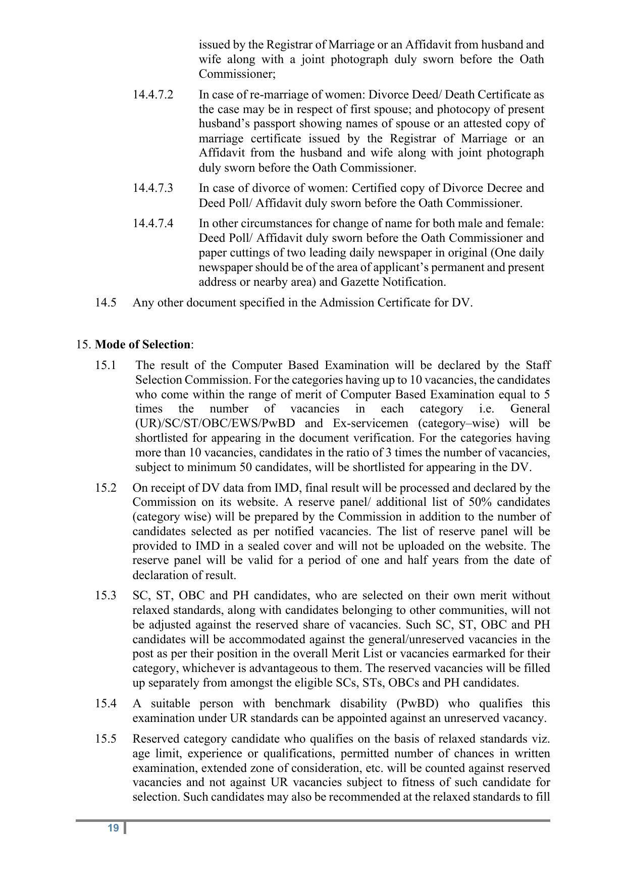 Staff Selection Commission (SSC) Scientific Assistant Recruitment 2022 - Page 3