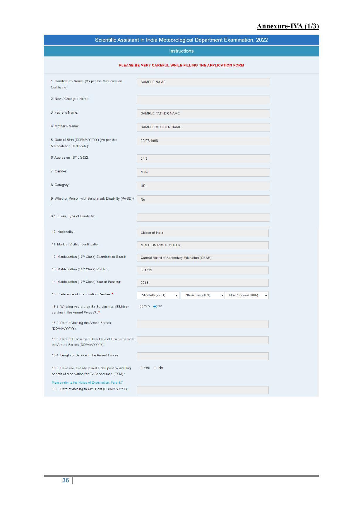 Staff Selection Commission (SSC) Scientific Assistant Recruitment 2022 - Page 15