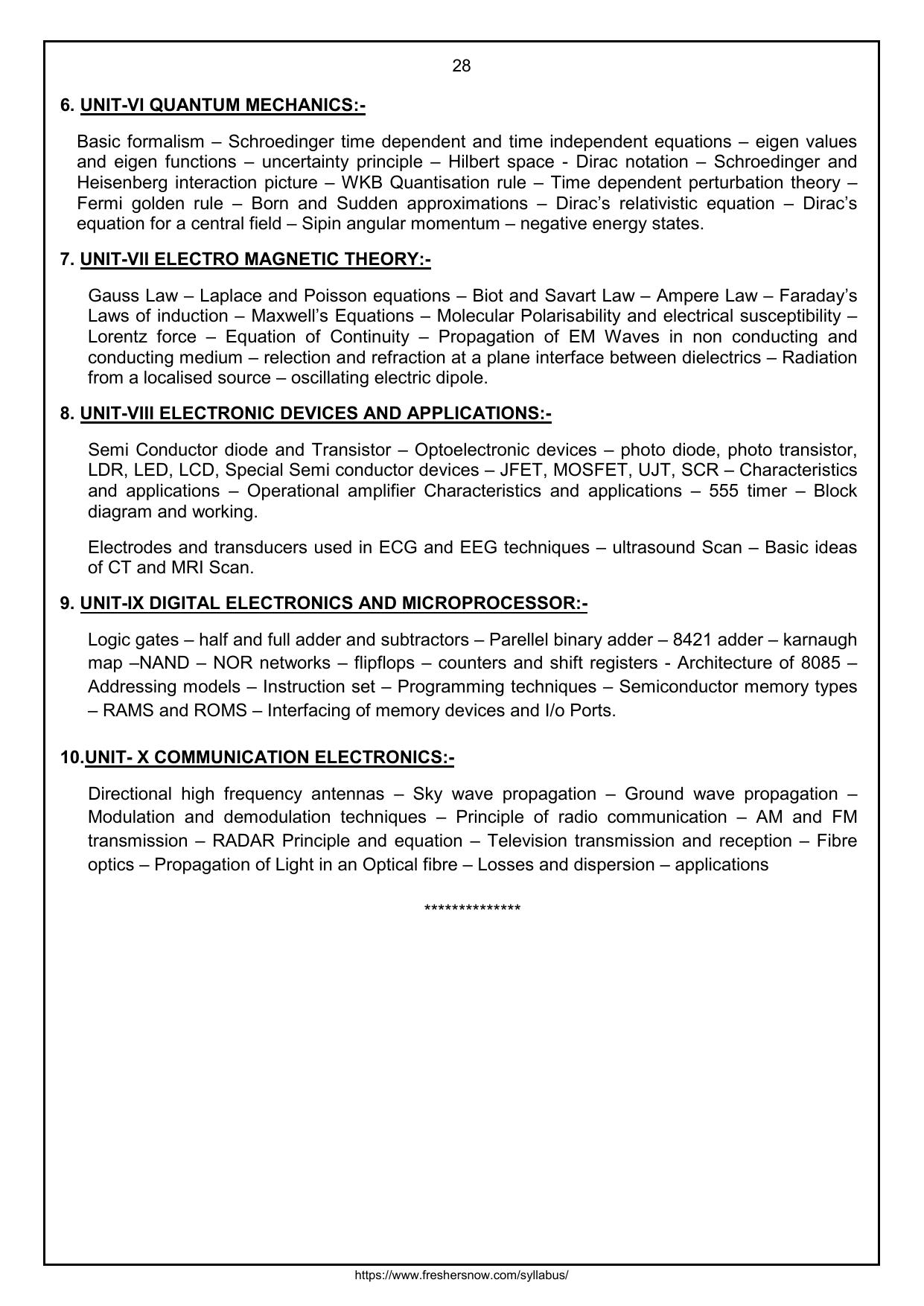 TNPSC Junior Scientific Officer Syllabus & Exam Pattern PDF (Paper I, II)  - Page 3